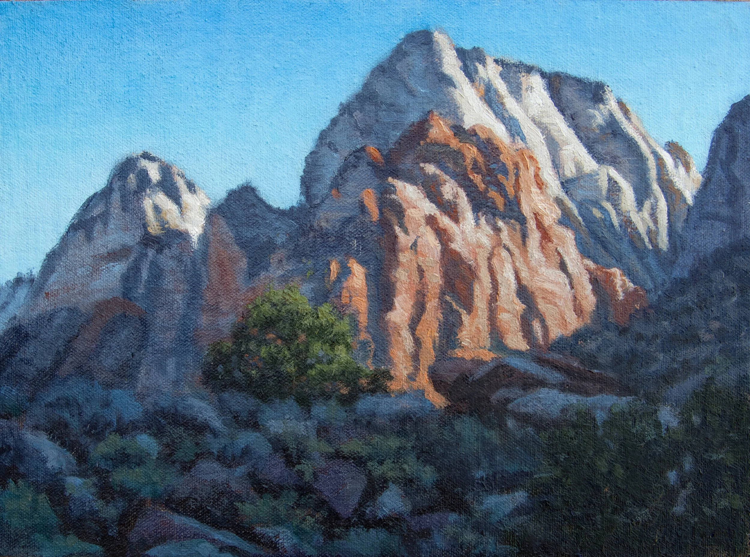 Zion's Gate (12x9 Oil)