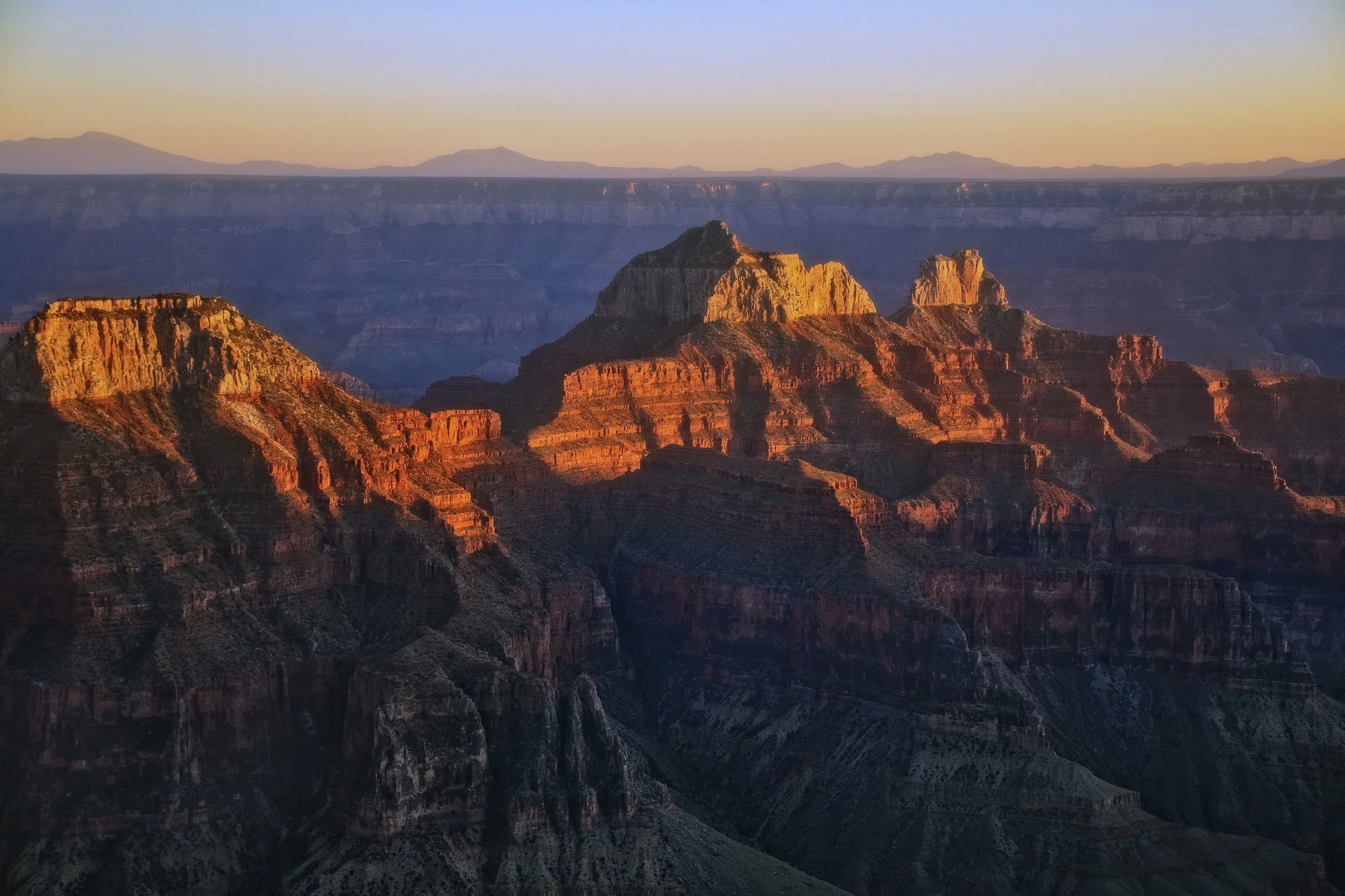 Last Light, Bright Angel Point, Grand Canyon N.R.