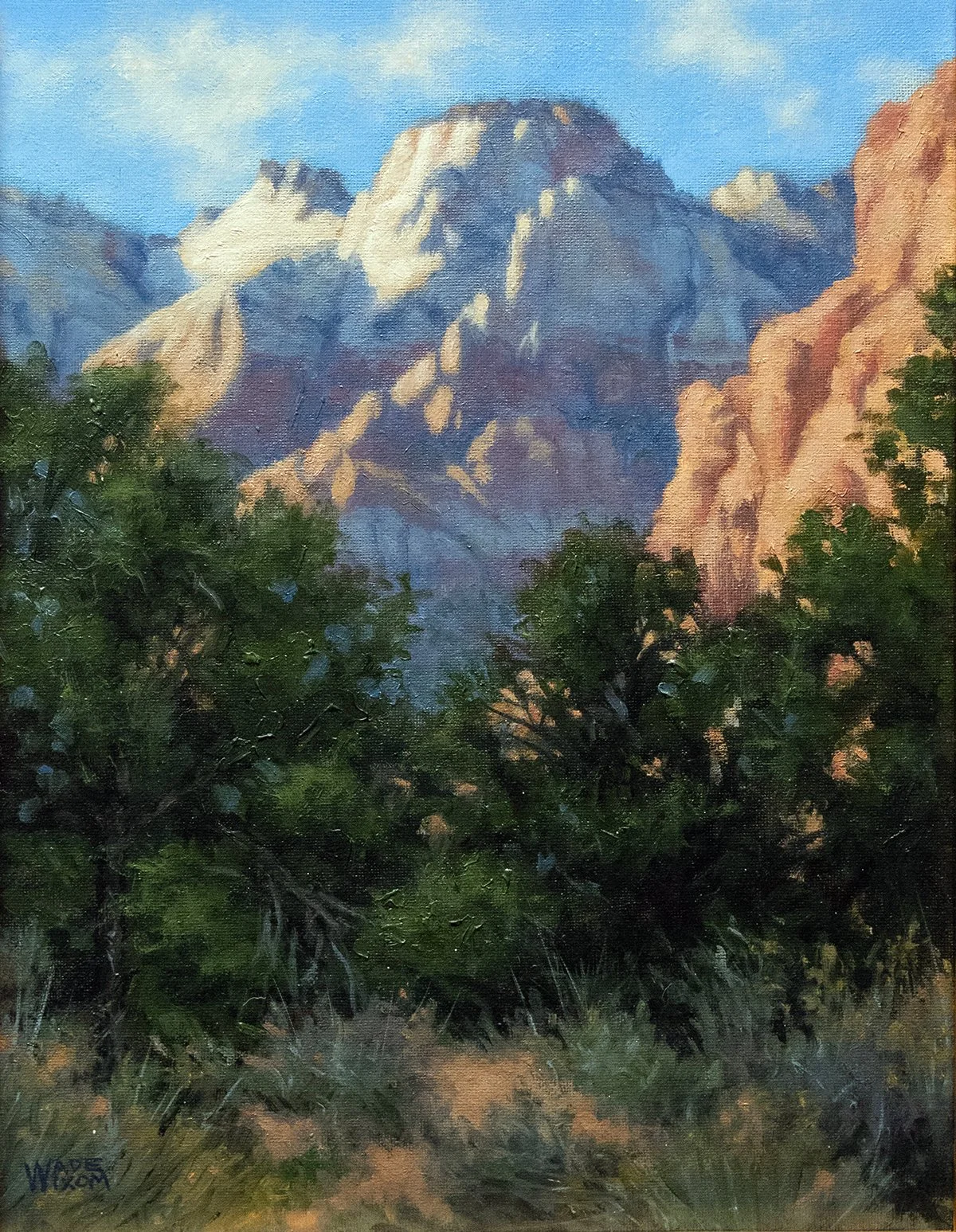 "Sun-Kissed Sentinel" (11 x 14 oil) – Available for Purchase