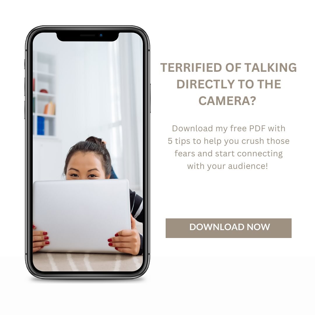 Do you freeze the moment you hit &ldquo;record&rdquo;?
 Struggle with impostor syndrome, nerves, or just not knowing what to say?

I get it: Talking directly to the camera can feel super vulnerable. But it&rsquo;s also one of the fastest, most powerf