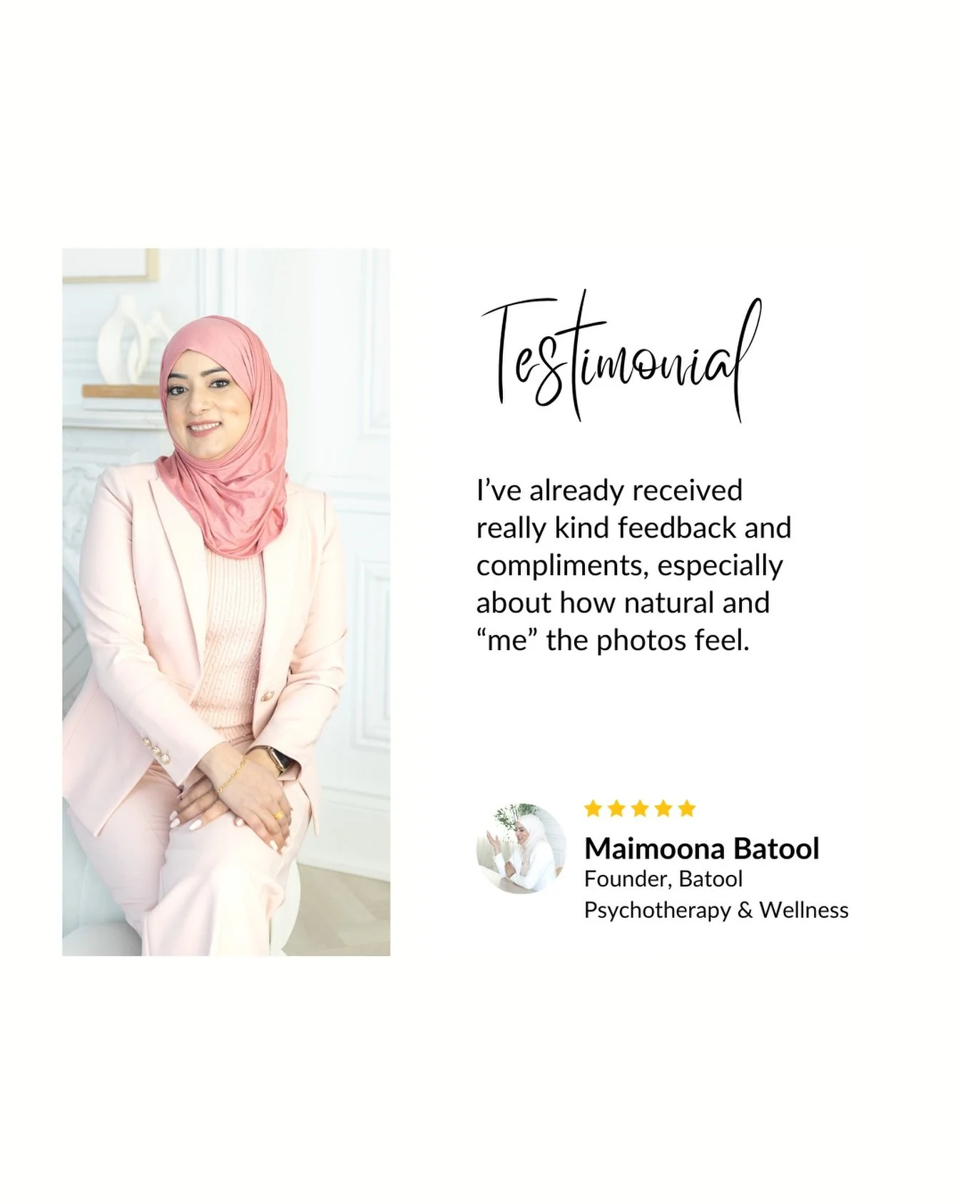 This is one of the best compliments I can get. 

Yes, your photos are meant to build your brand, but they also have to feel like you!
Do your images feel like you? If not, let&rsquo;s fix that.
.
.

#personalbrand #personalbrandphotographer #womenfou