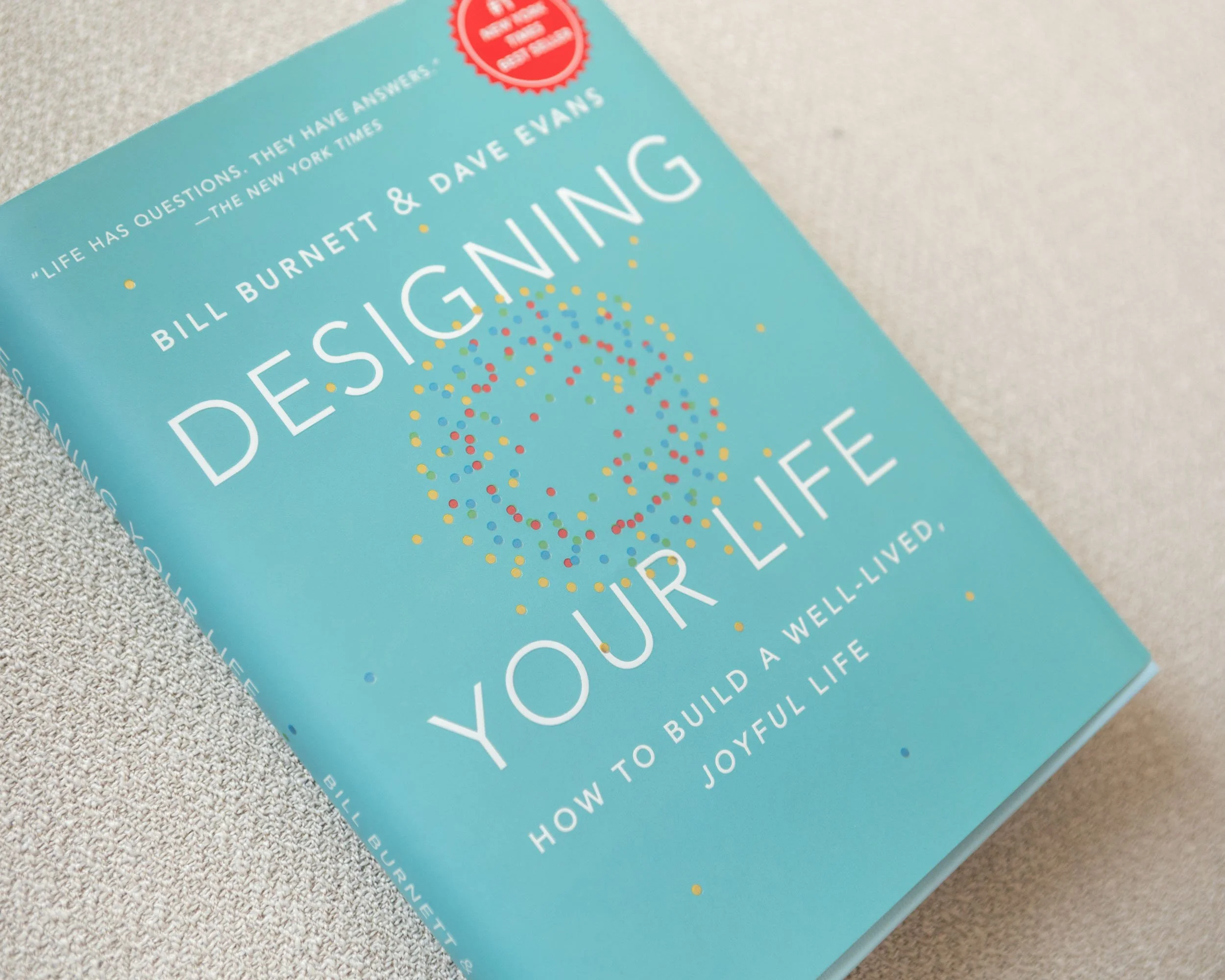 Close up of blue design book