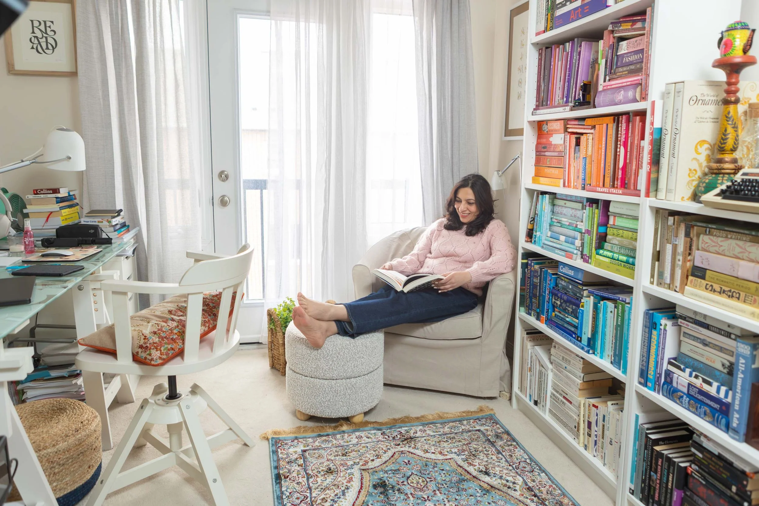 On Brand at Home. Toronto web designer’s second shoot, ditching the studio to be at home