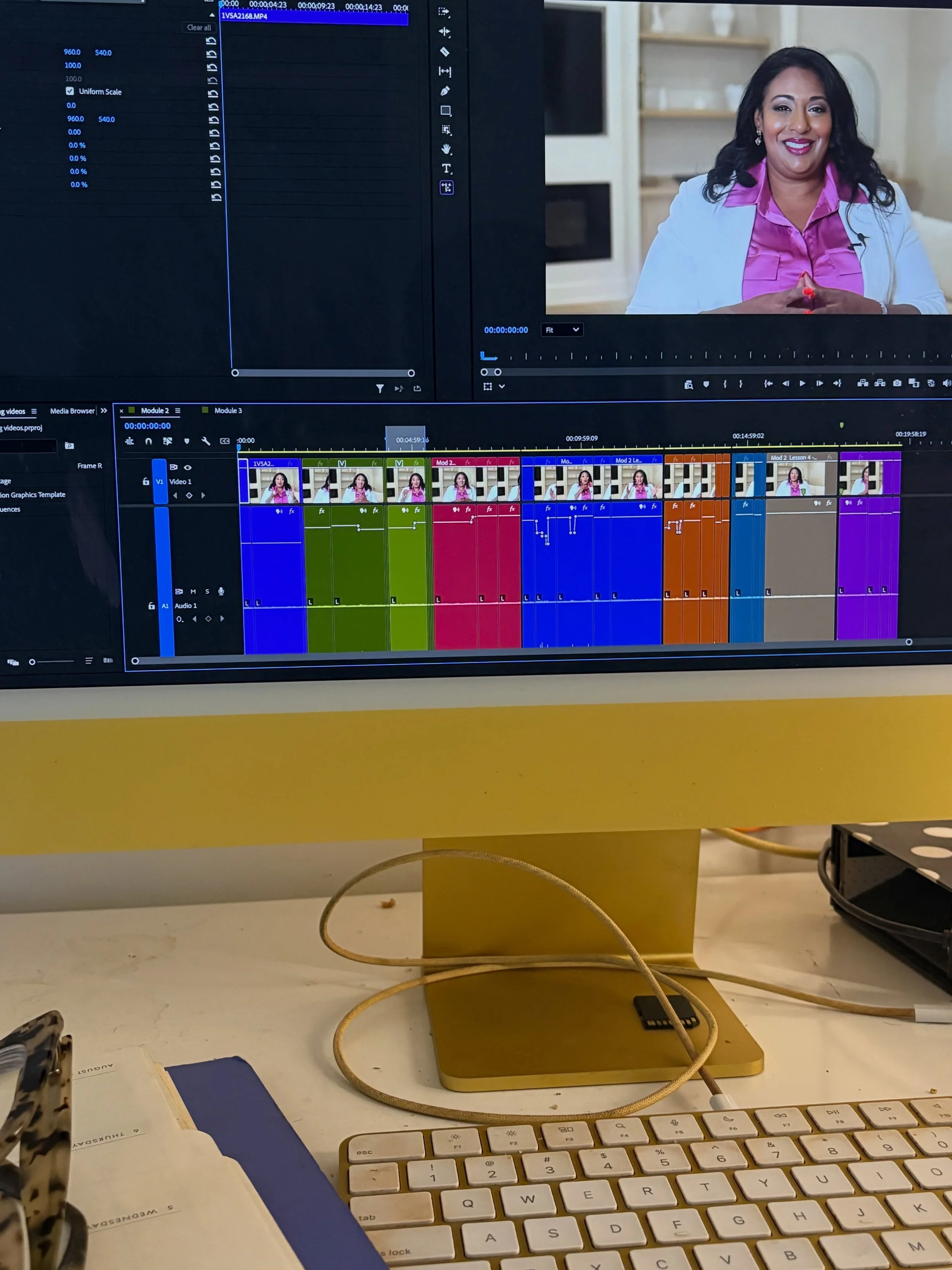 The irony of sitting beside incredible, often award-winning editors for decades&hellip;

And never really paying attention to HOW they made the cuts and sequences, mixed the sound or corrected the colour!

Now that I&rsquo;m shooting and editing vide
