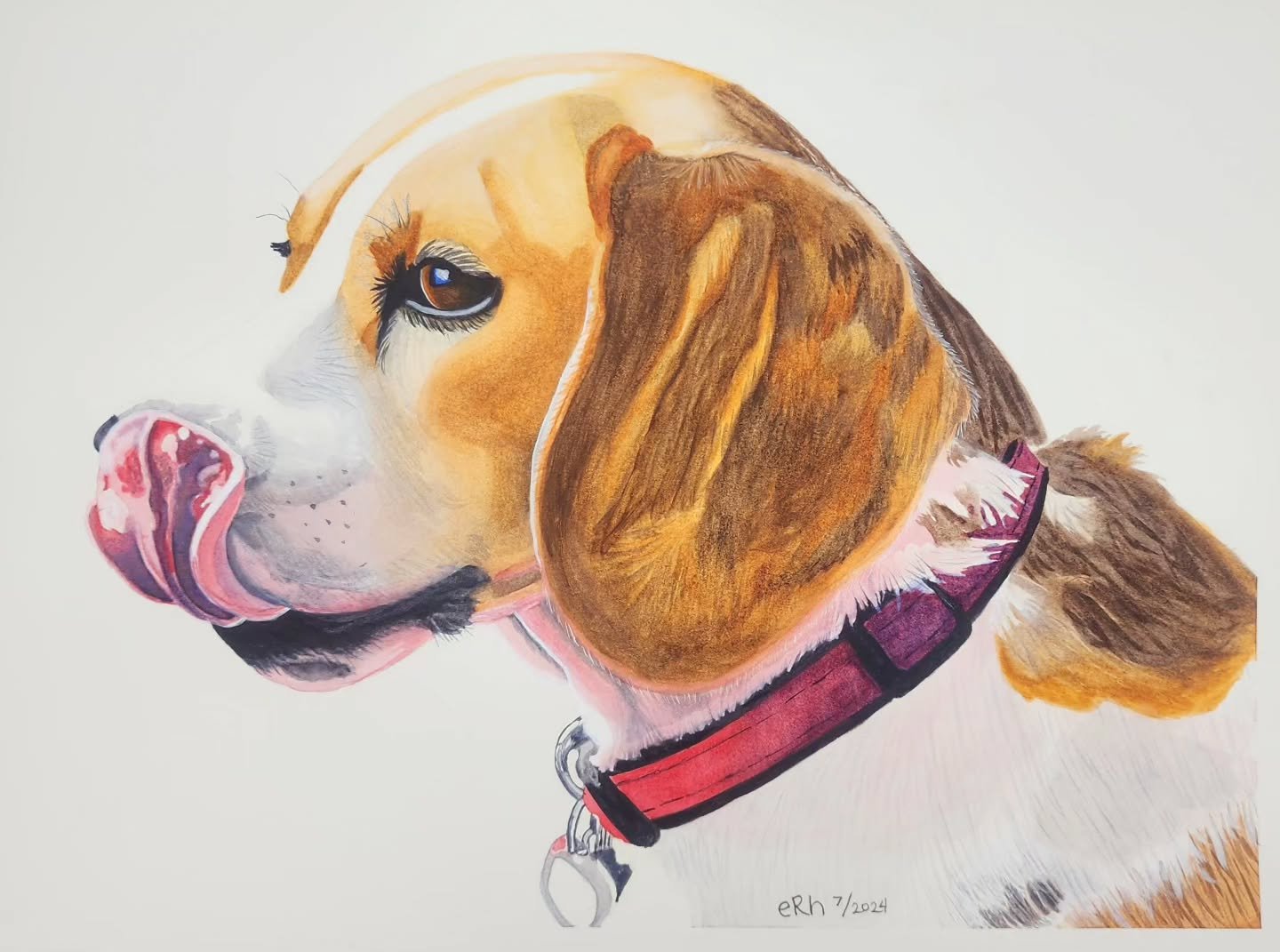 Recently finished - a Puggle named Hermine!