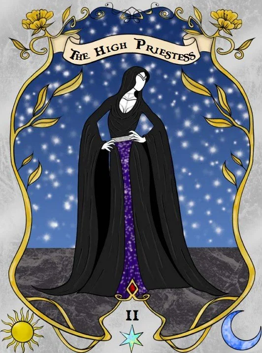 The High Priestess: Prototype (2024)
Media: Procreate and Photoshop