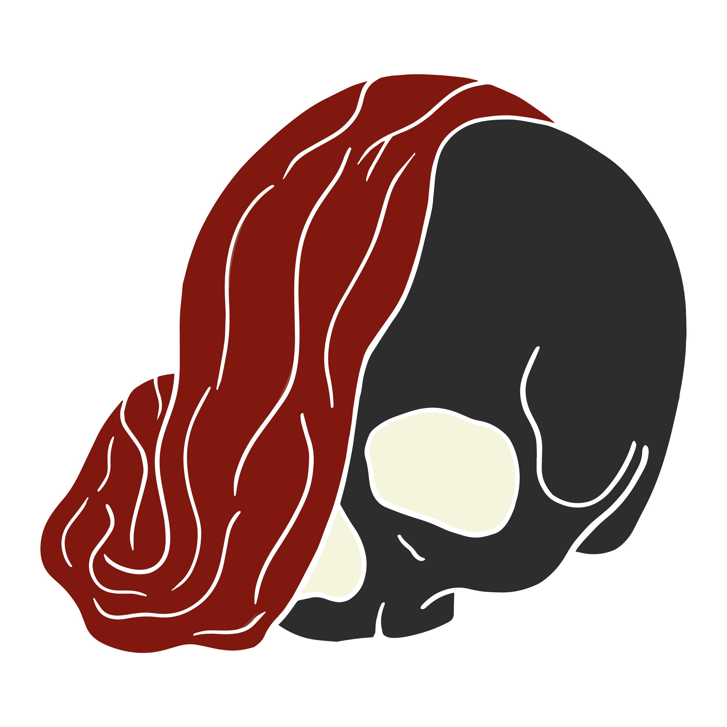 Death Icon (2024)
Media: Procreate and Illustrator