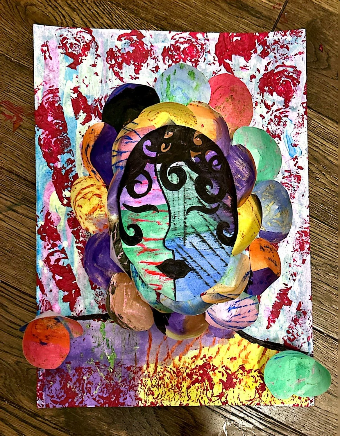 Porcelain Doll (2023)
Media: Sharpie, Pastels, and Colored Pencils