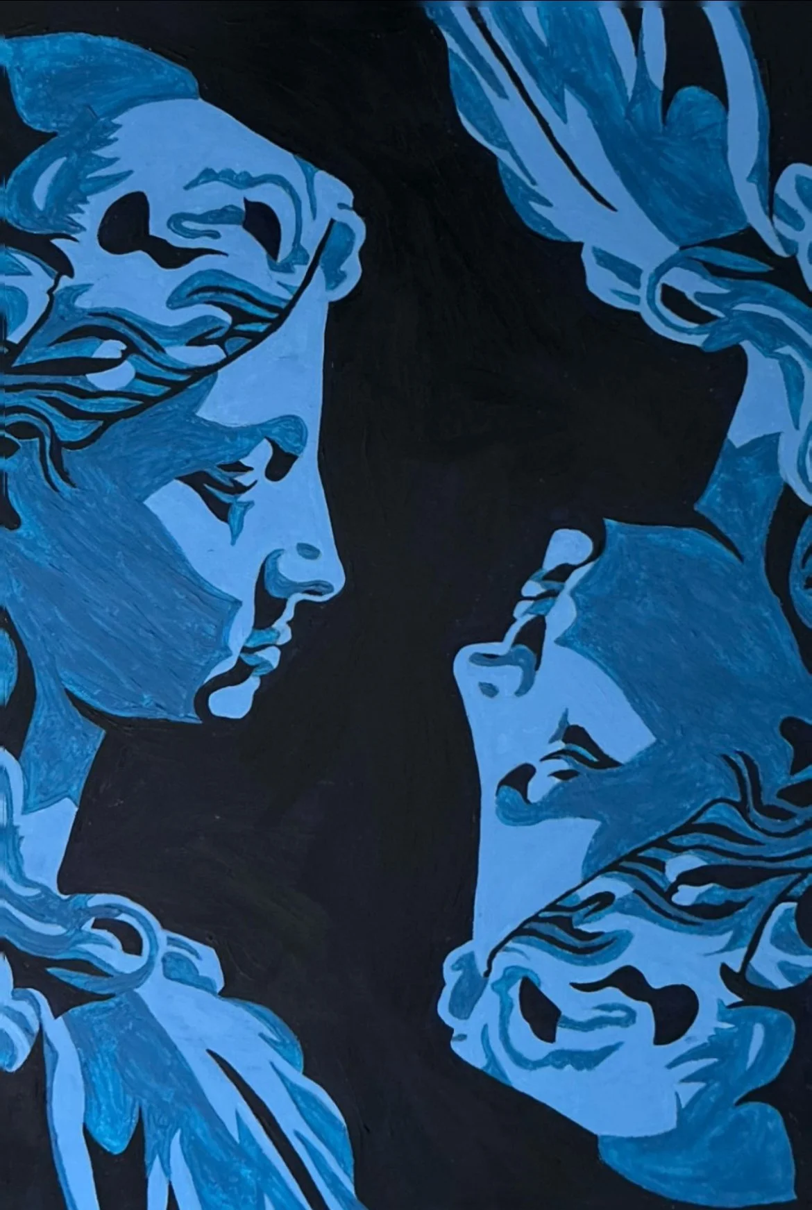 Mirrored (2023)
Media: Oil and Acrylic Paint