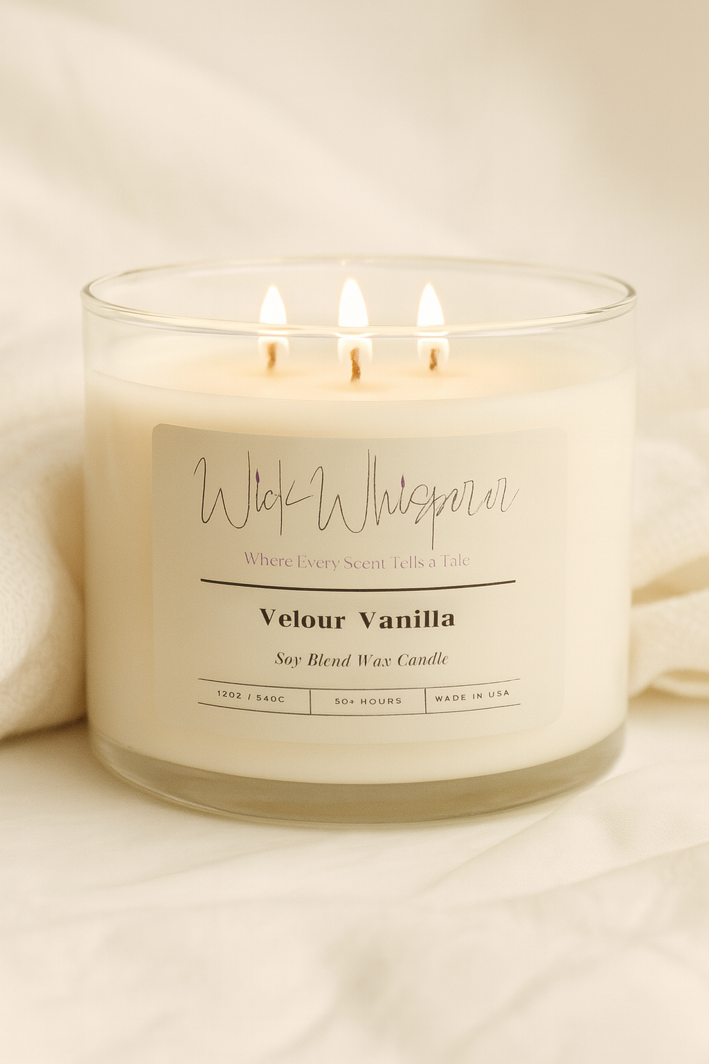 Velour Vanilla Candle