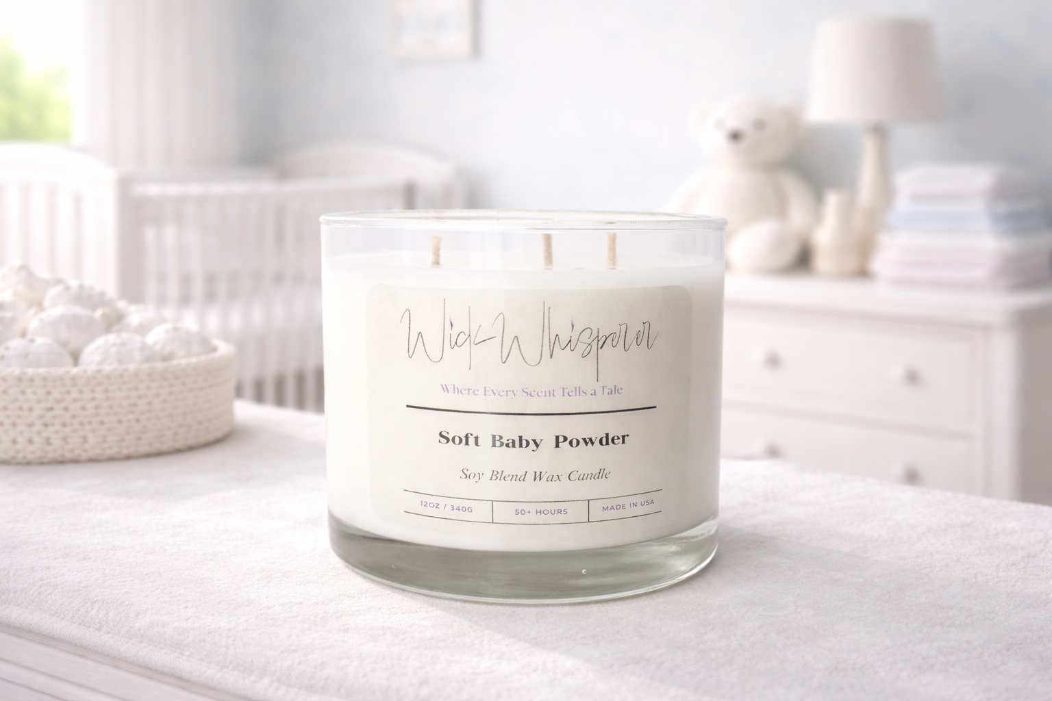 Bay Powder Scented Candle