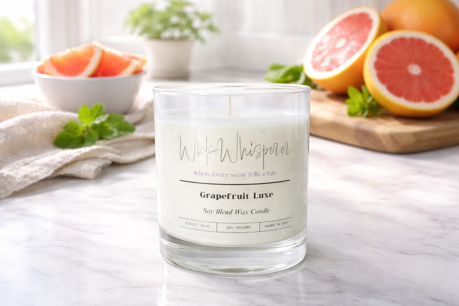 Grapefruit Scented Candle
