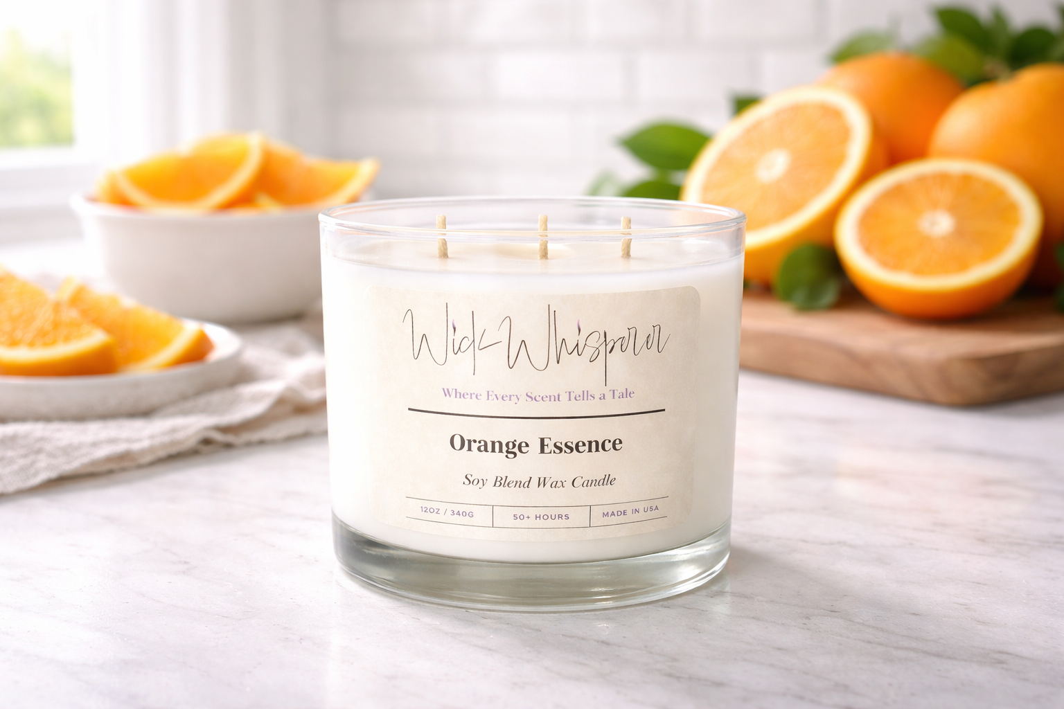 Orange Scented Candle