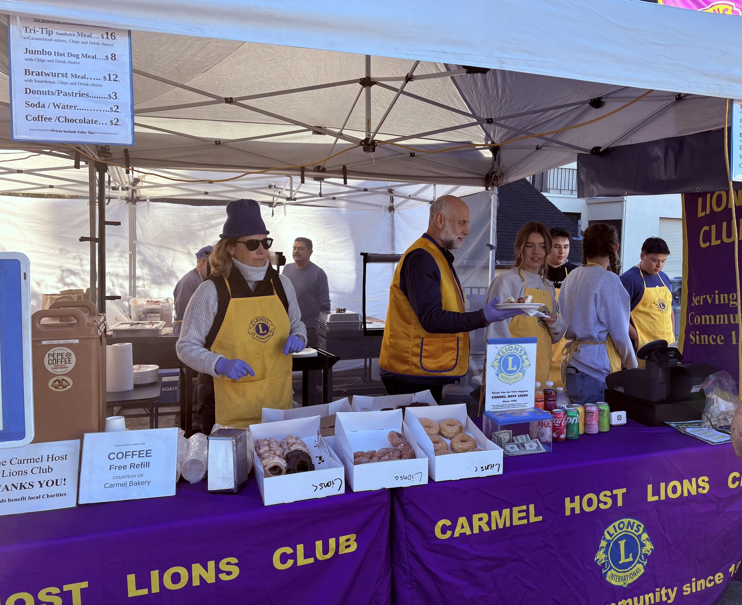 Before the donuts sold out!