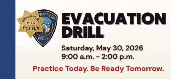 Carmel Wildfire Evacuation Drill 