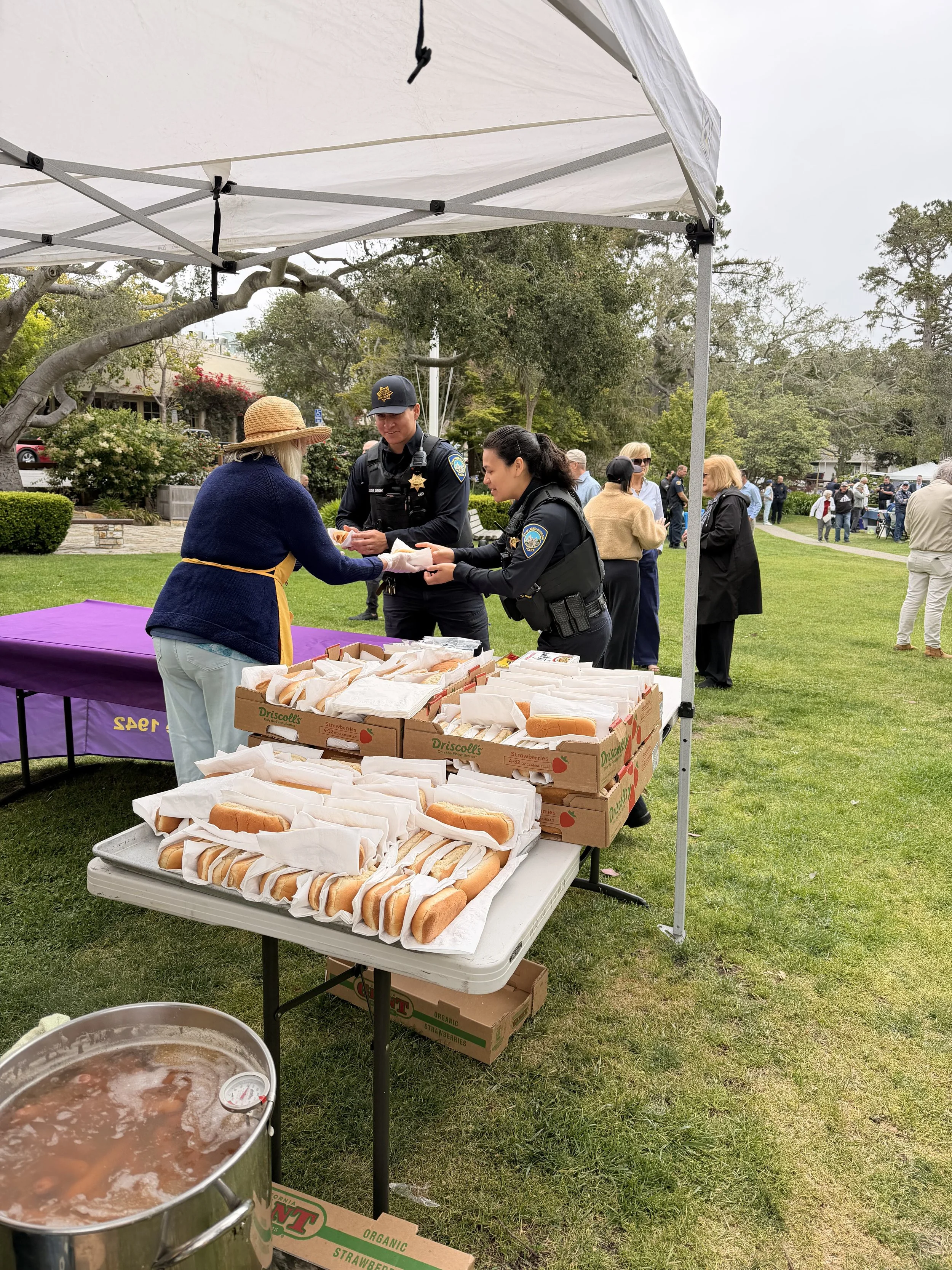 Camel Host Lions serve the BEST hot dogs!