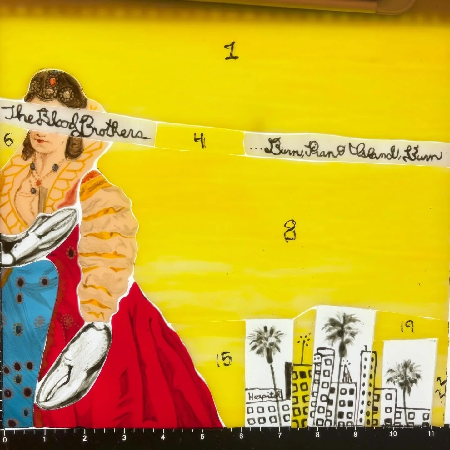 WIP
Another painted stained glass album cover. Getting the hang of the faux glass painting, using pebeo vitrea 160. Really really loving it too

#stainedglass #art #glassart #columbusartist #glasspainting