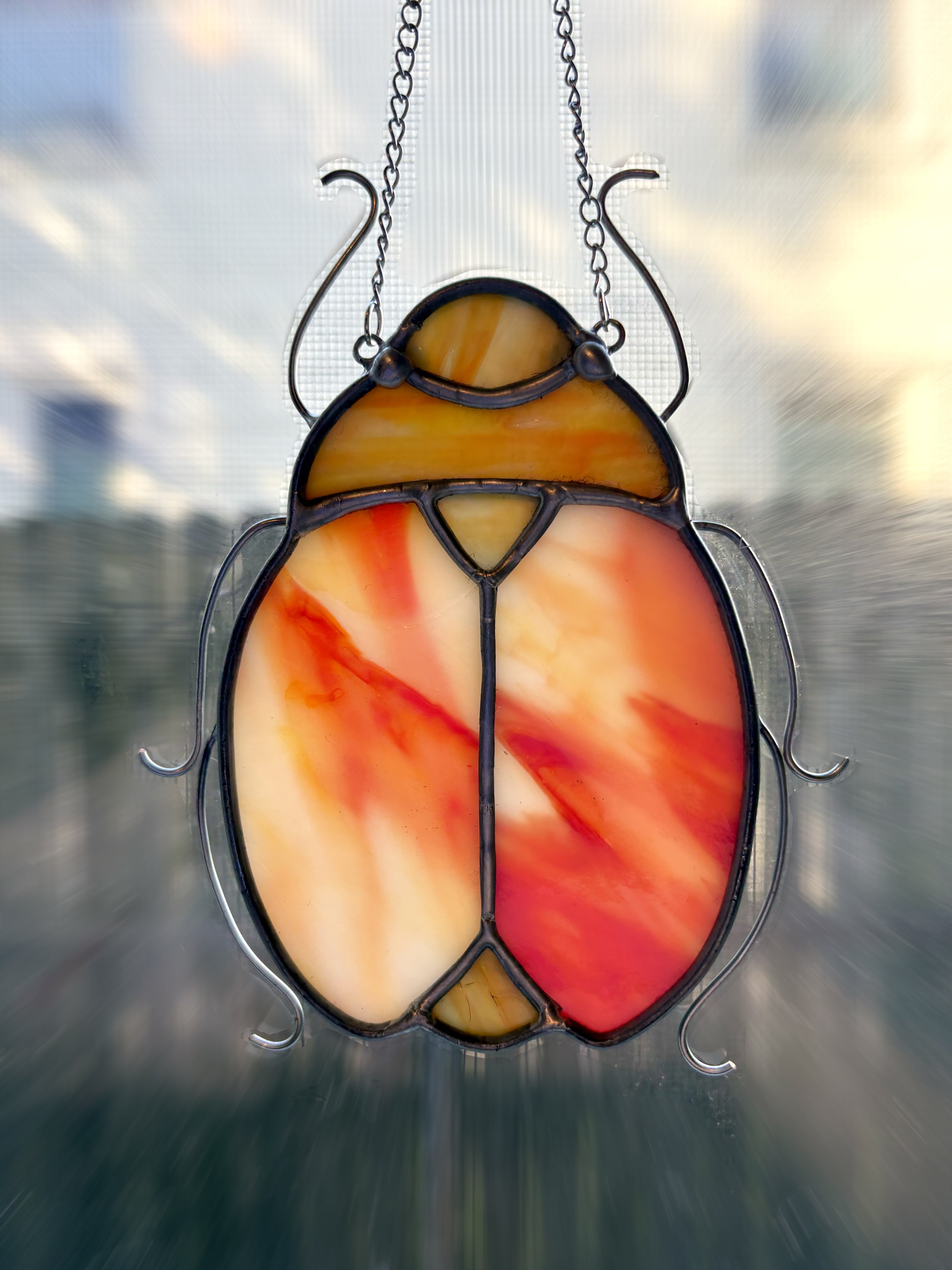 Sunset Beetle Suncatcher