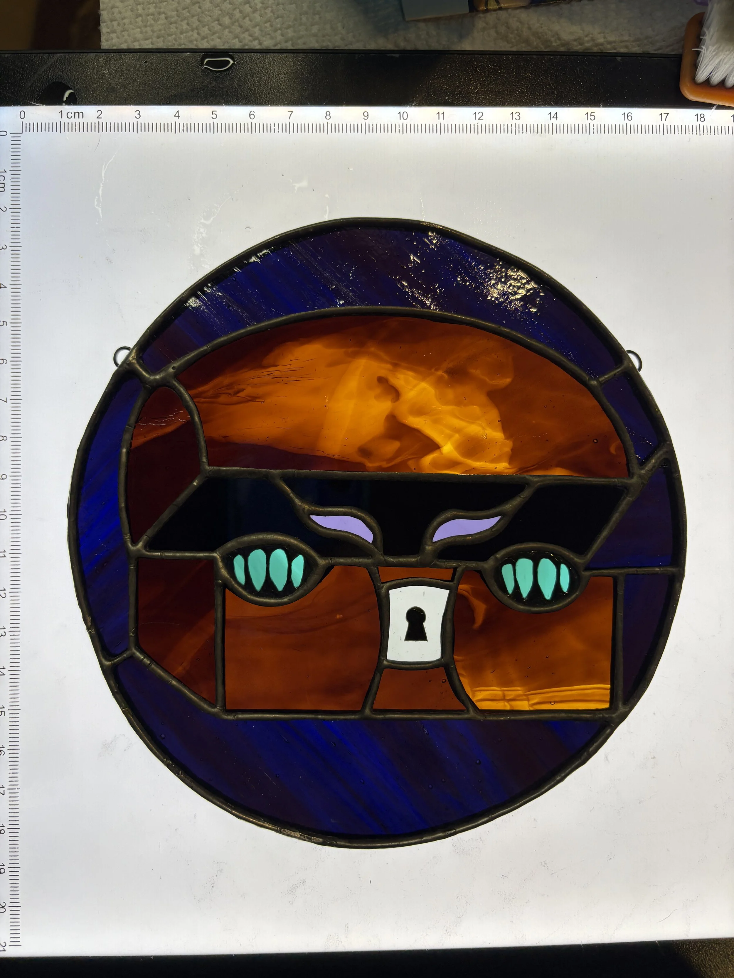 Business logo suncatcher (Boogie’s Toy Chest)