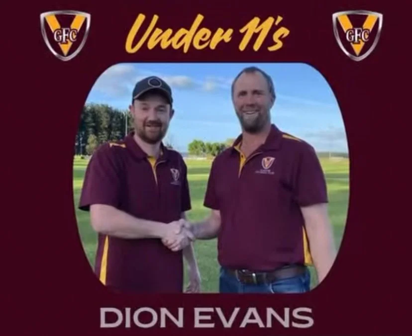 Dion Evans - Under 11s Coach
