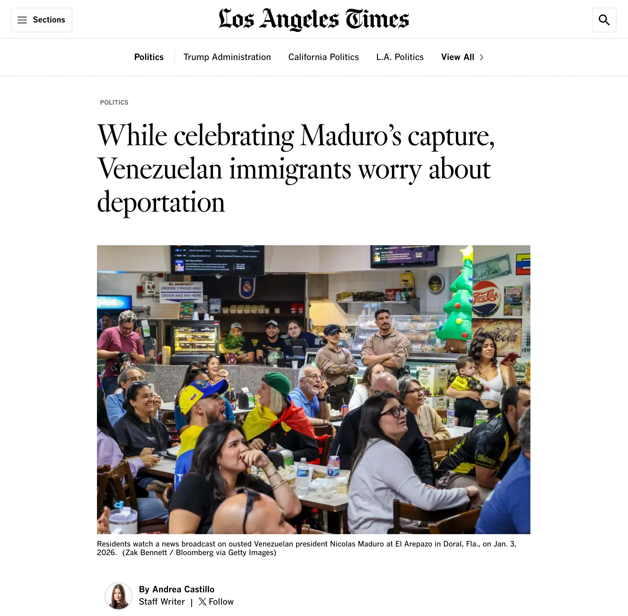 Katie Blankenship on the LA Times