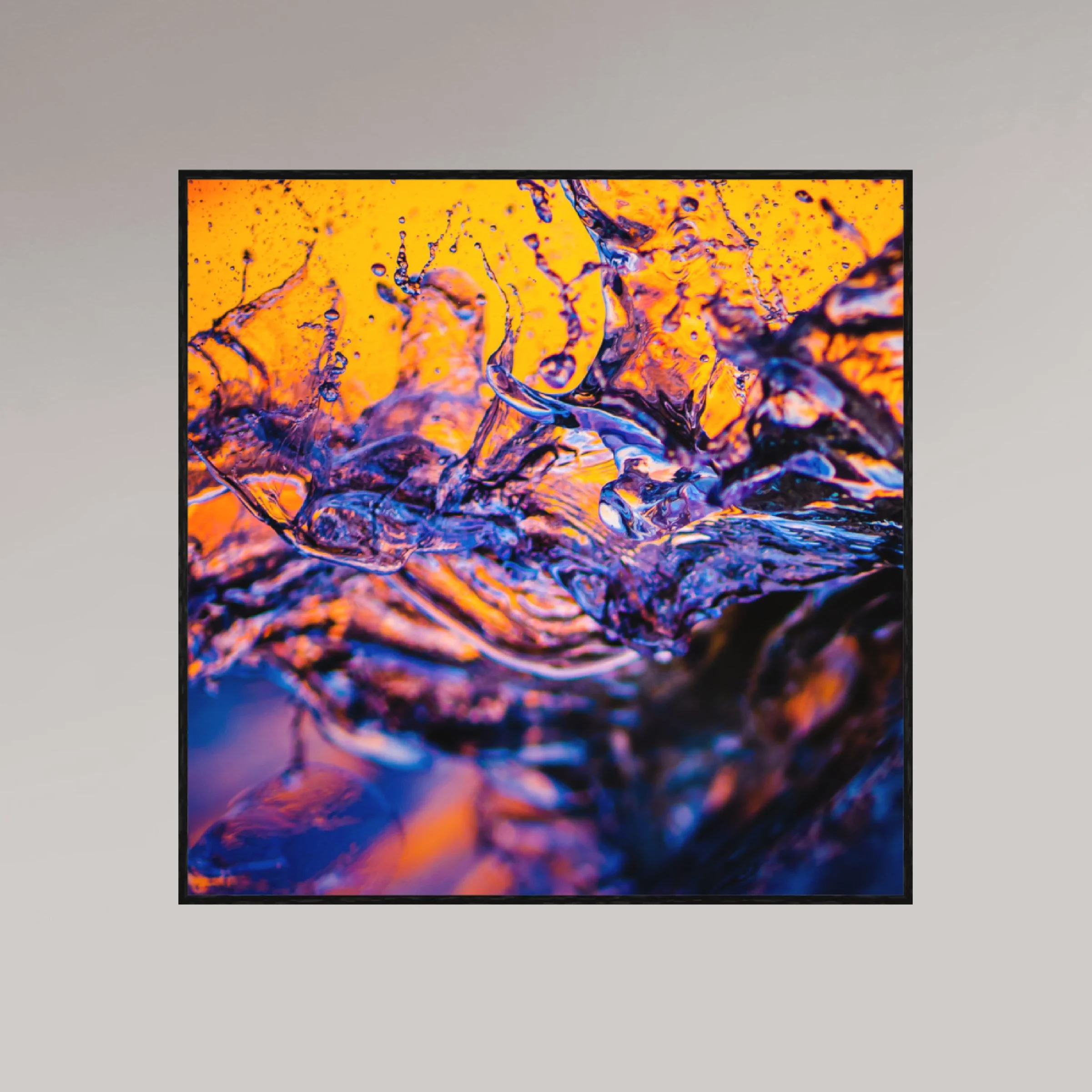 ocean photography print –Chaos Palette– MicroDose framed wall art
