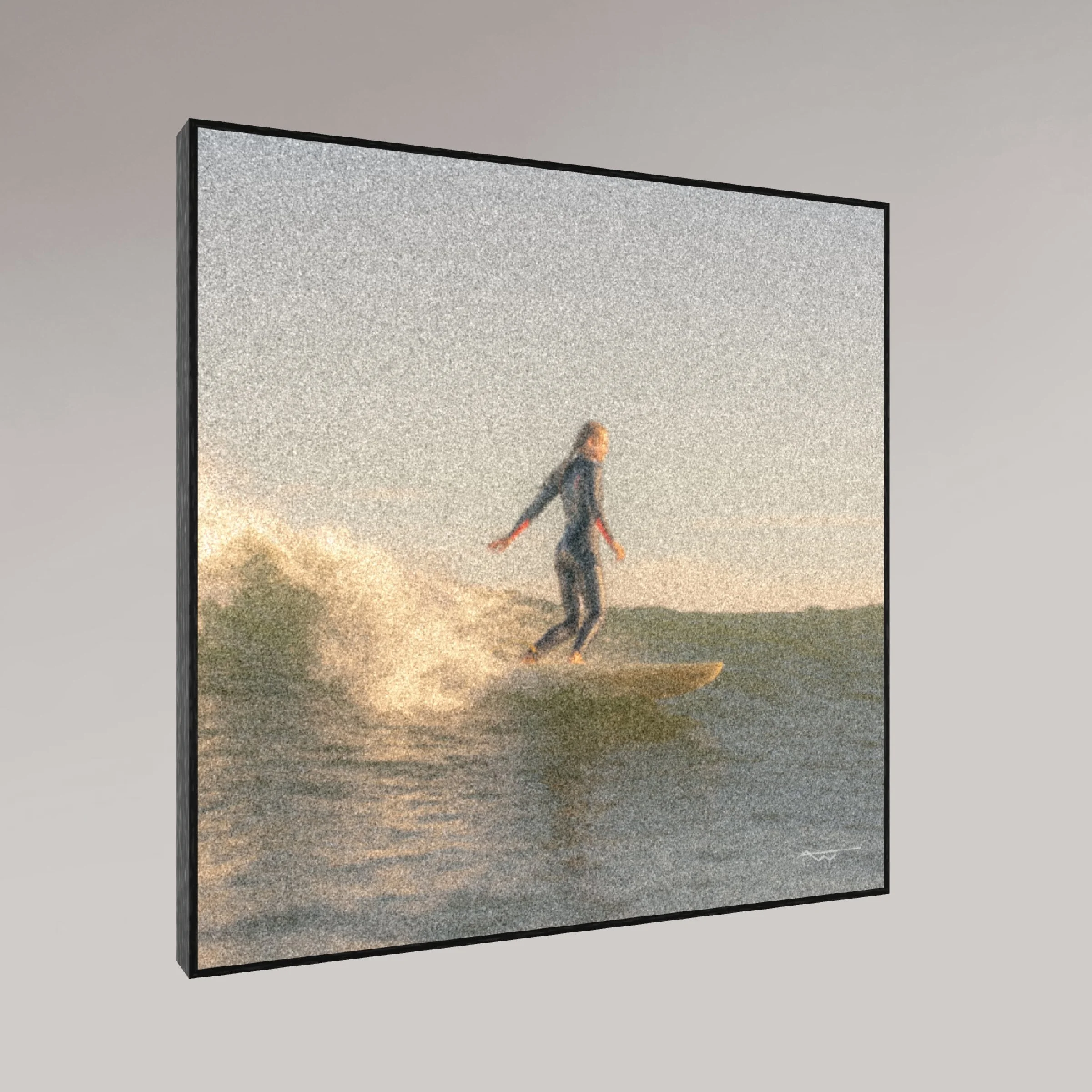 ocean photography print – Sing – MicroDose framed wall art
