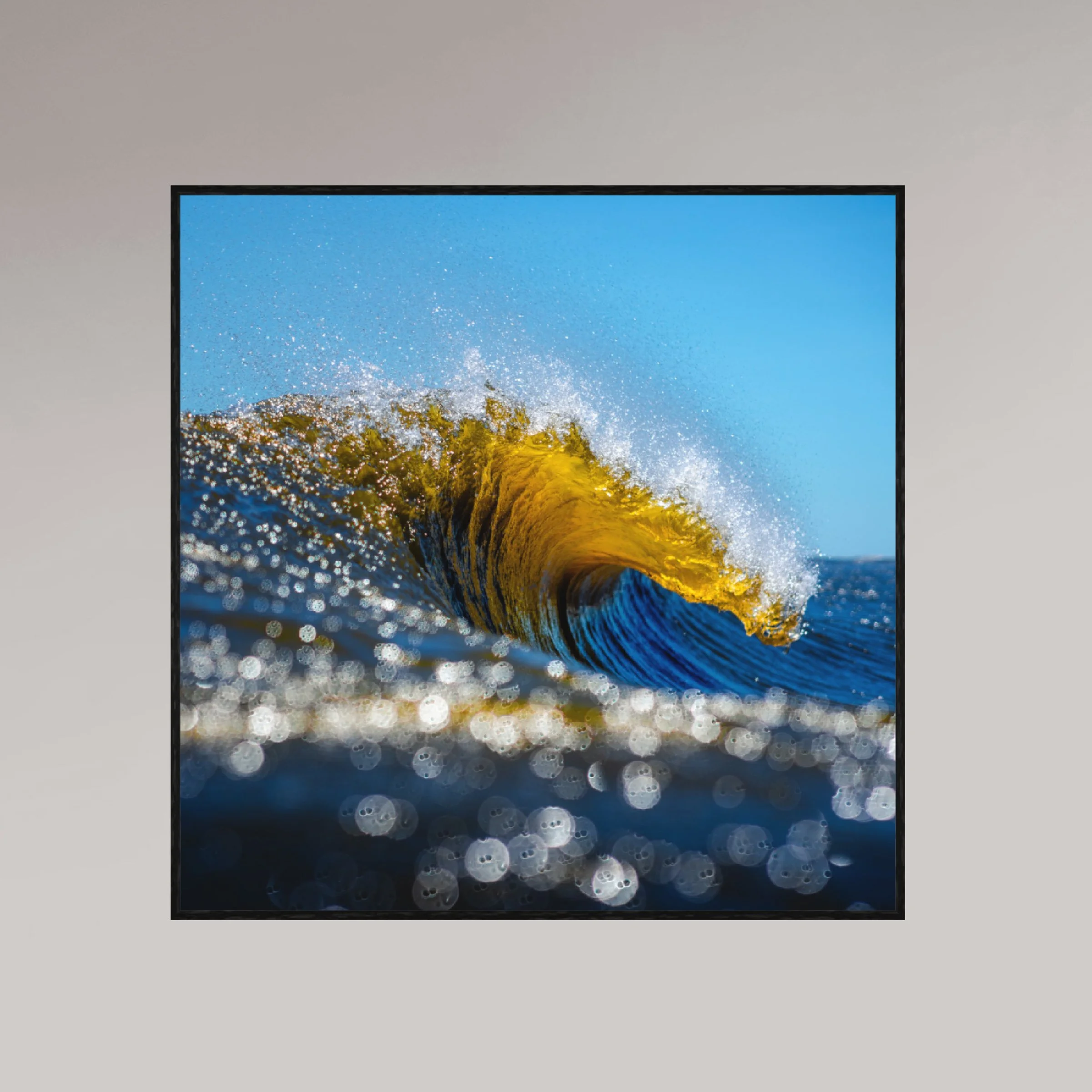 ocean photography print – Sparkle – MicroDose framed wall art