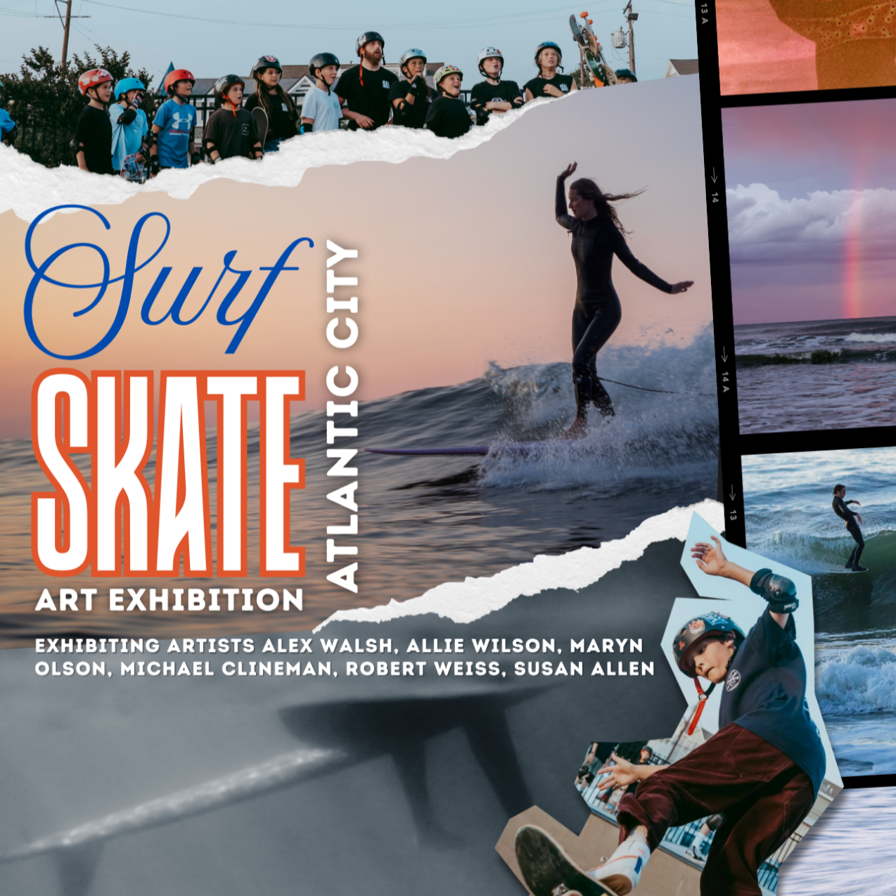 Skate, Surf and Spray in AC - Opening Reception