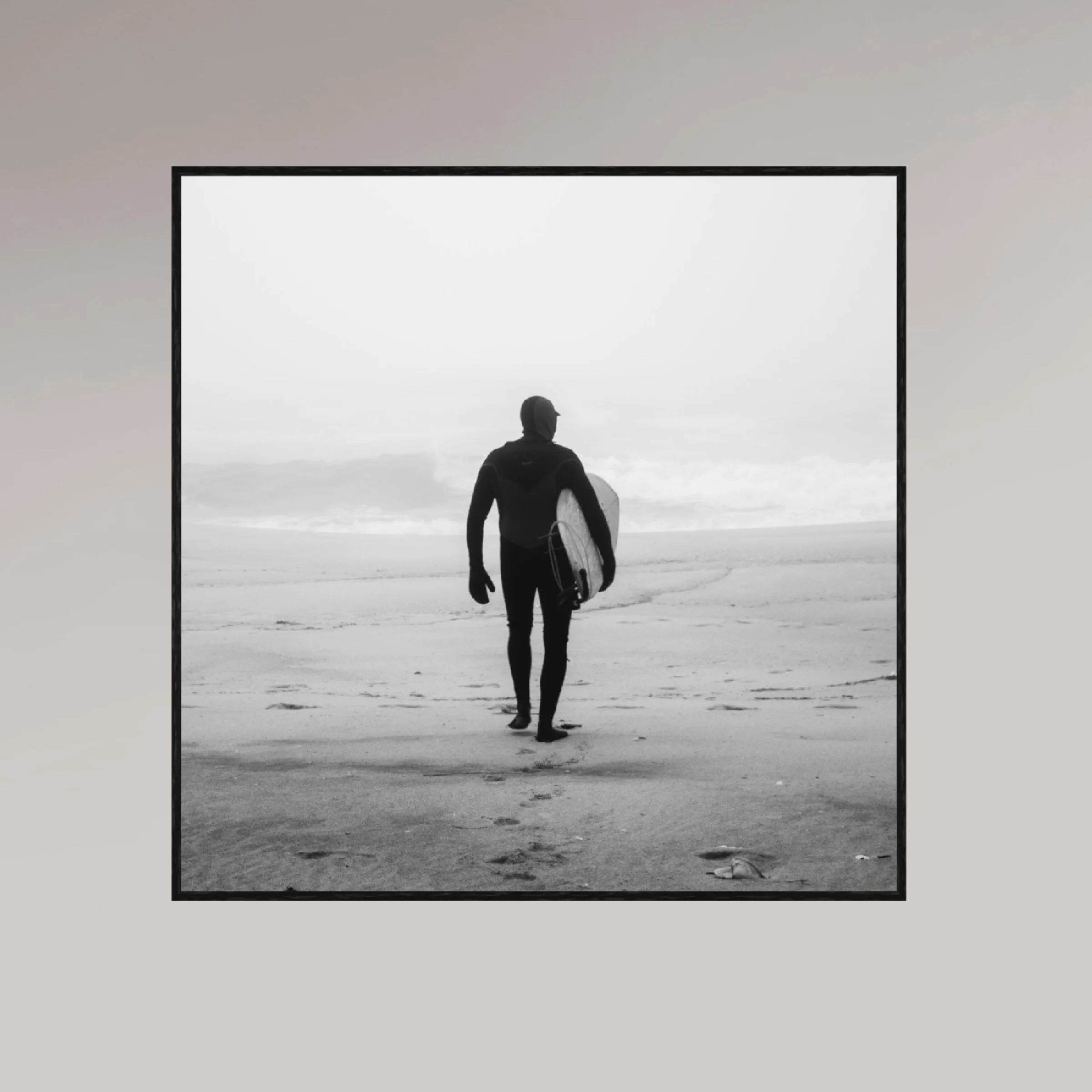 ocean photography print – Solo – MicroDose framed wall art