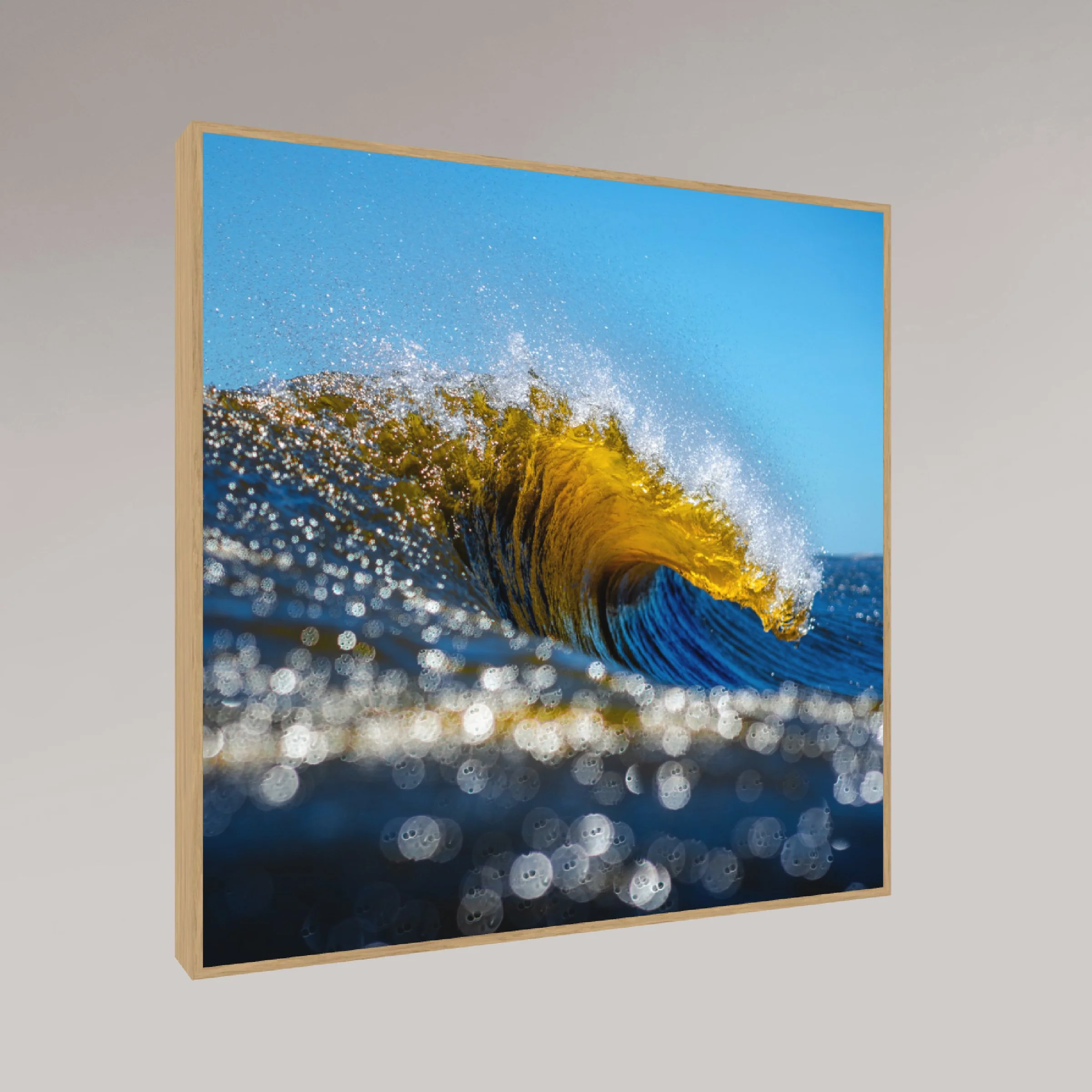 ocean photography print – Sparkle – MicroDose framed wall art