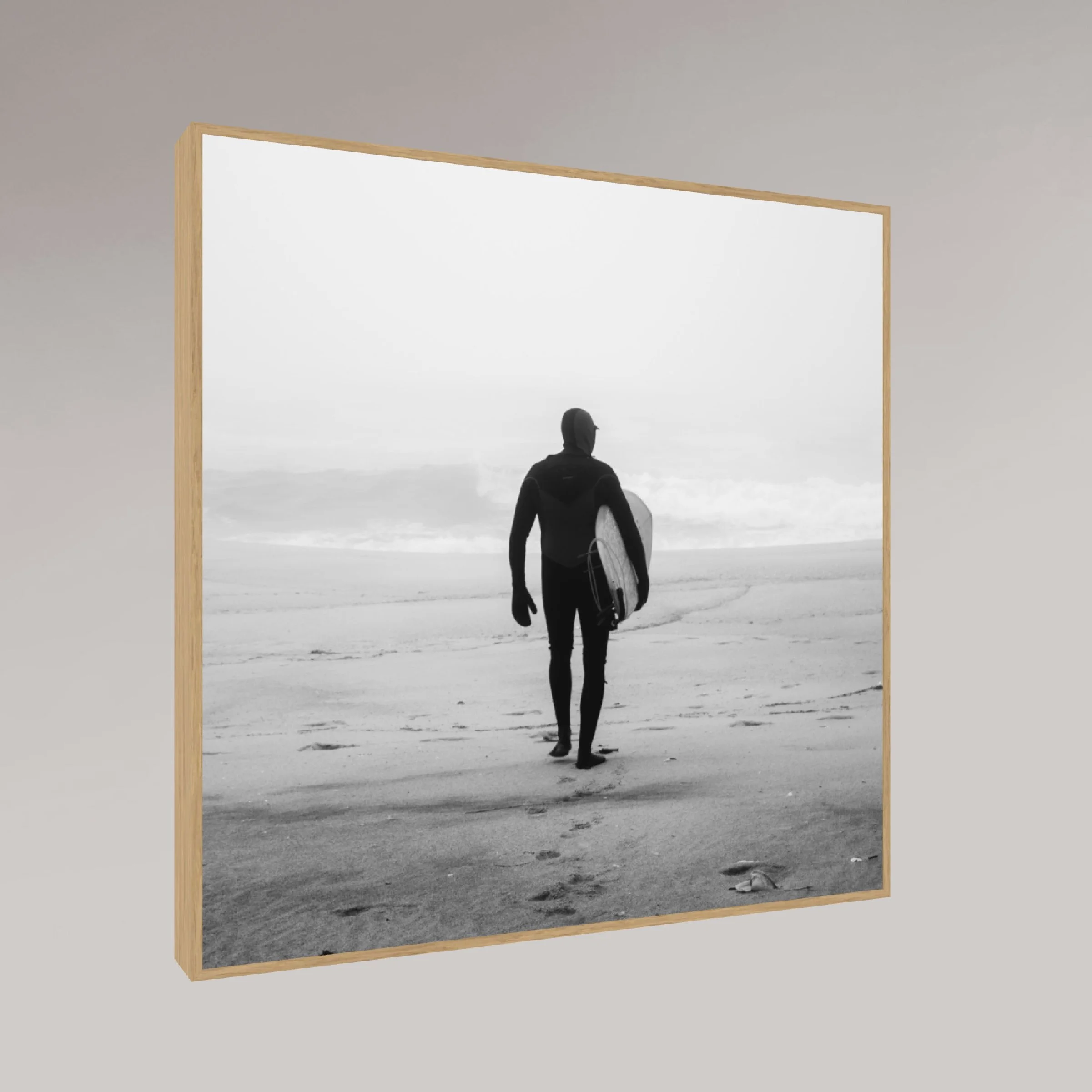 ocean photography print – Solo – MicroDose framed wall art