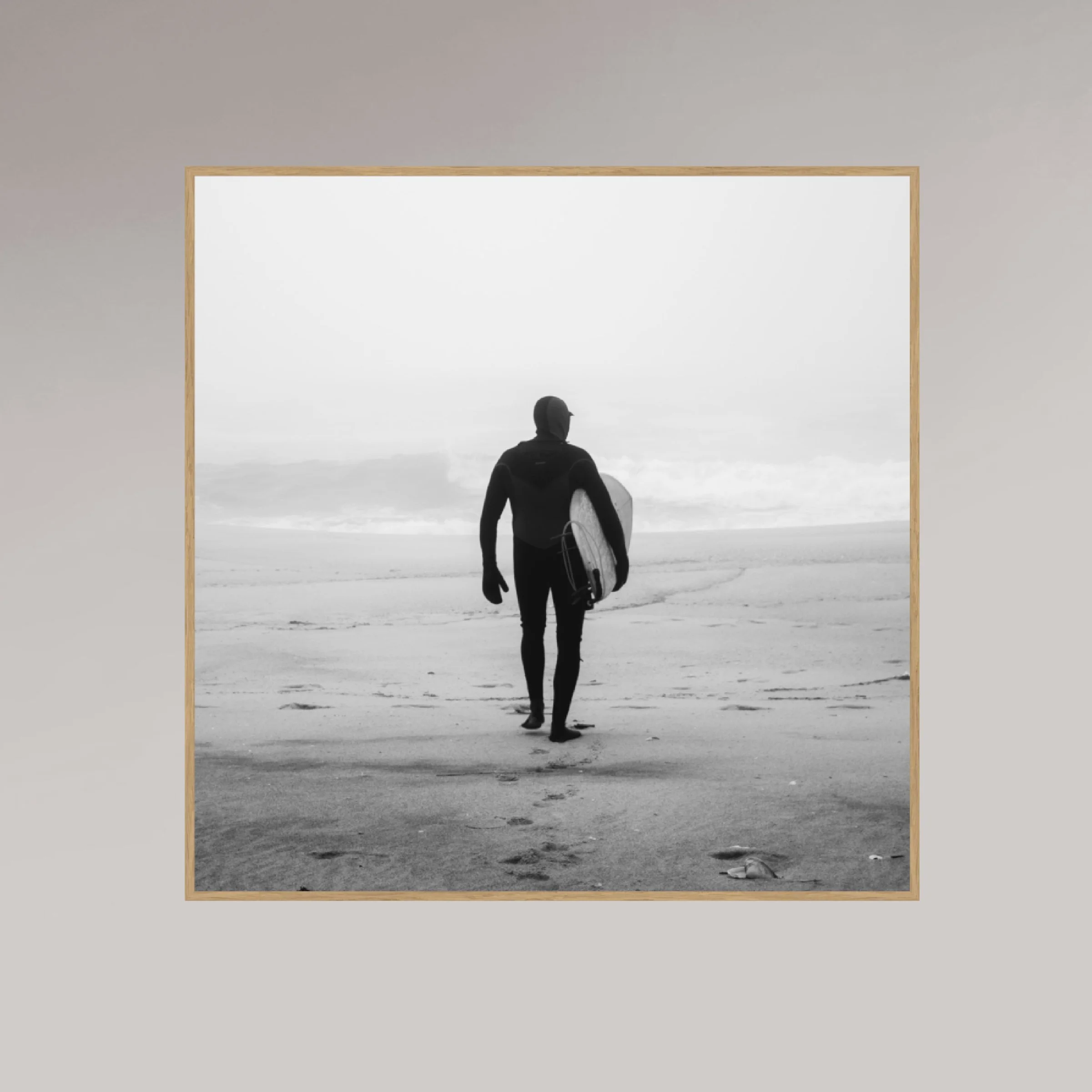 ocean photography print – Solo – MicroDose framed wall art