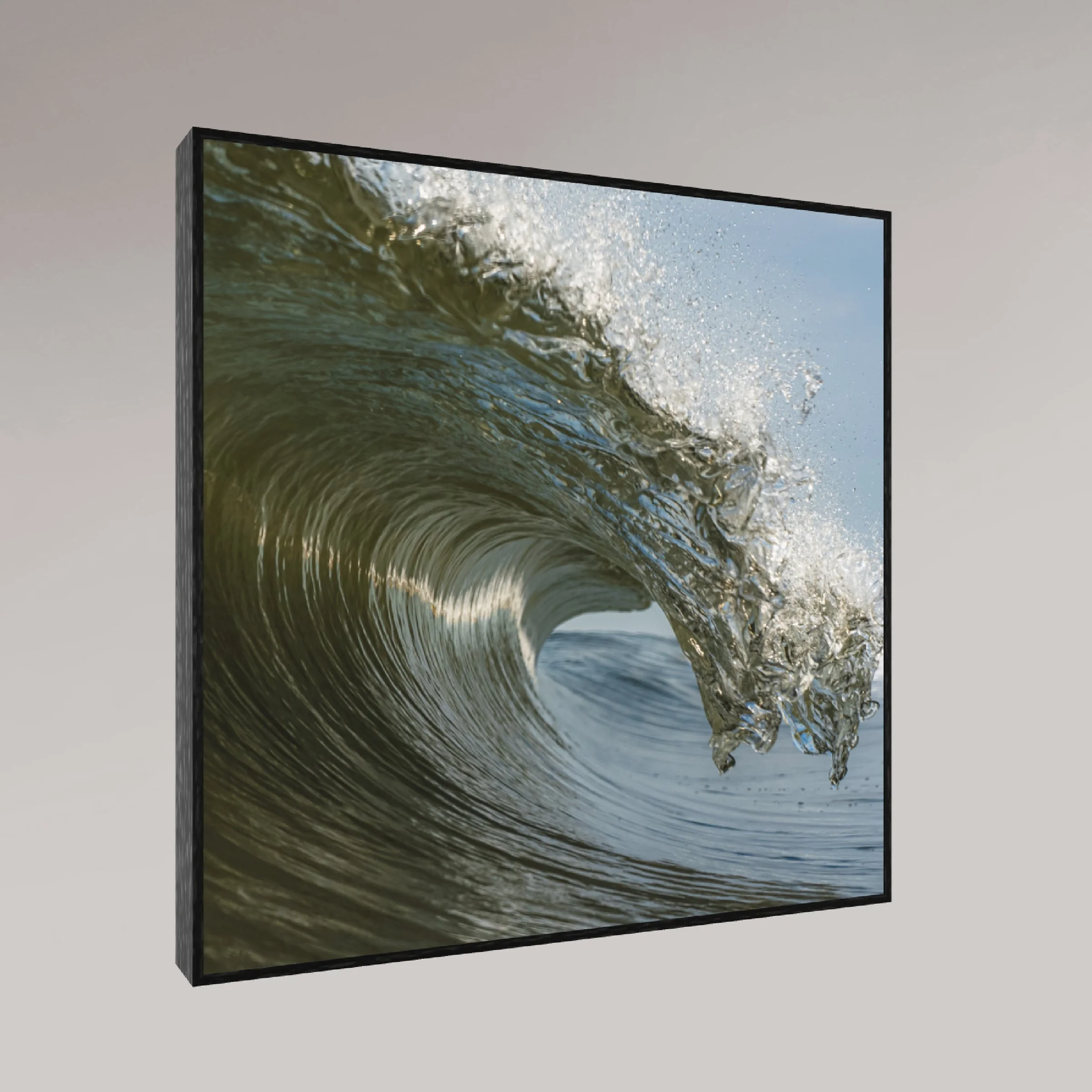 ocean photography print – Classical – MicroDose framed wall art