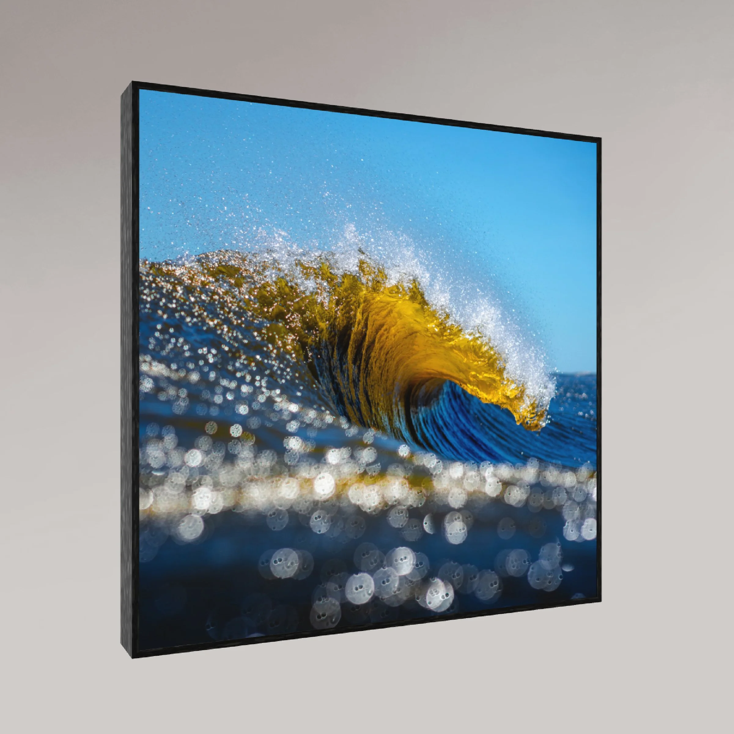 ocean photography print – Sparkle – MicroDose framed wall art