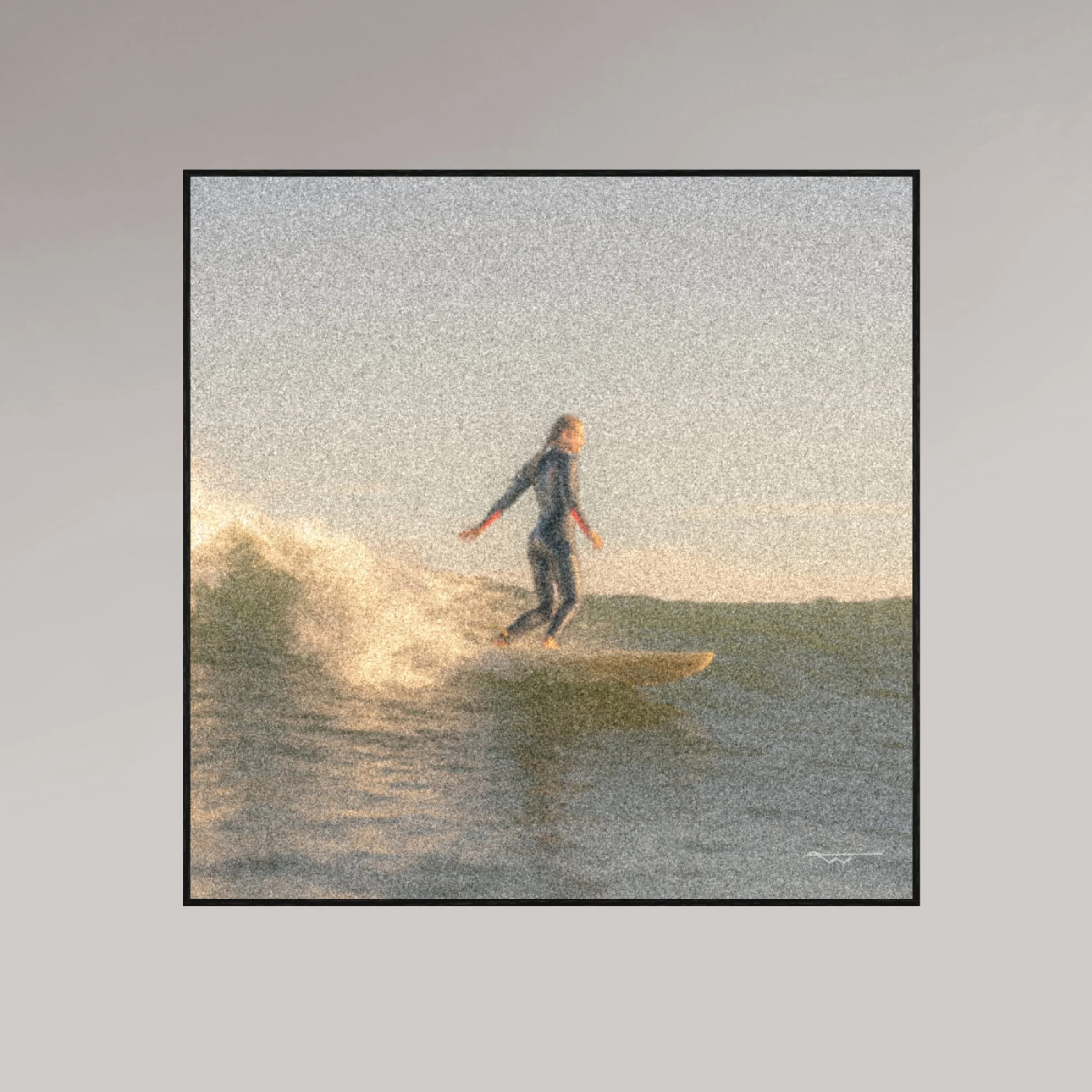 ocean photography print – Sing – MicroDose framed wall art