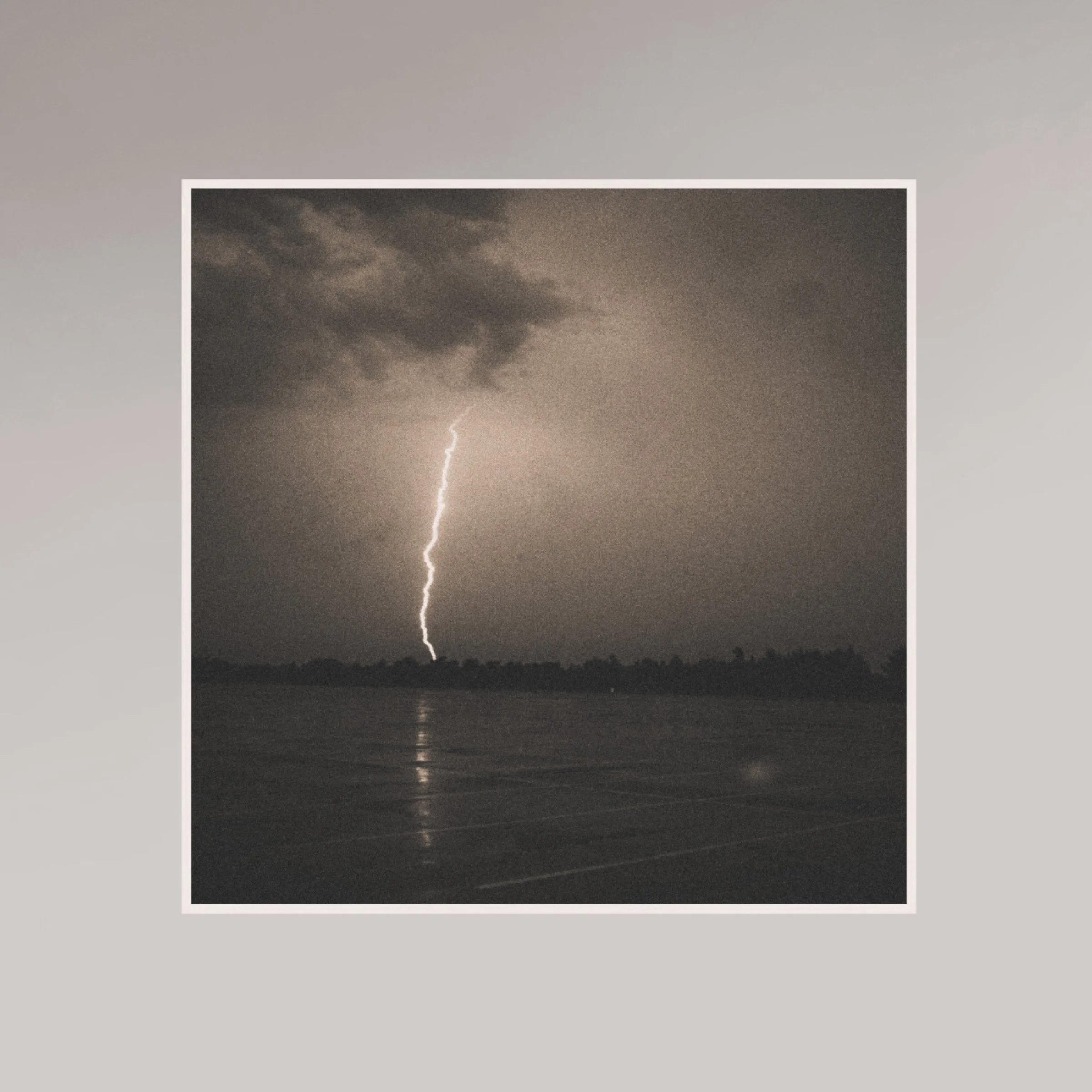 ocean photography print – Struck – MicroDose framed wall art