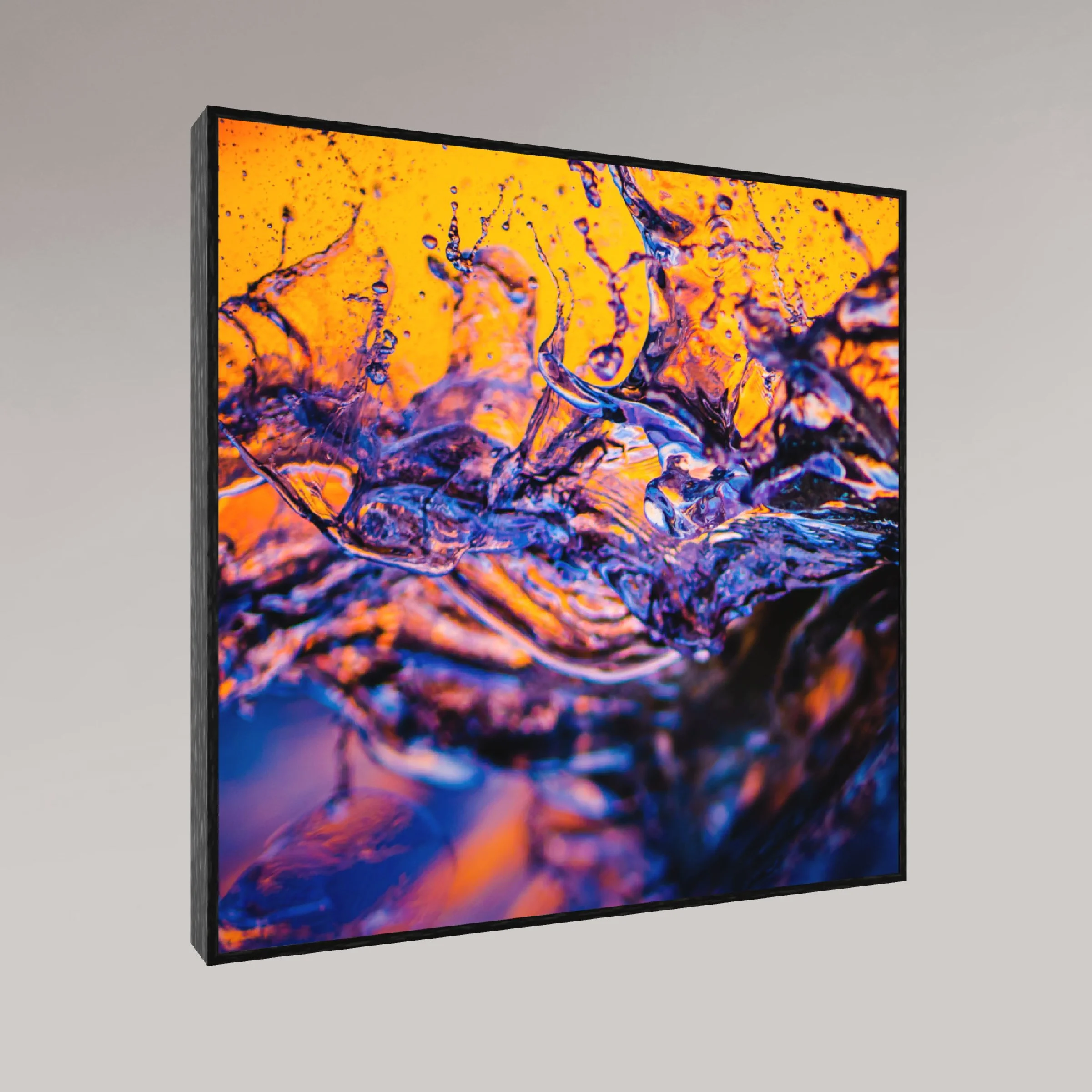 ocean photography print –Chaos Palette– MicroDose framed wall art