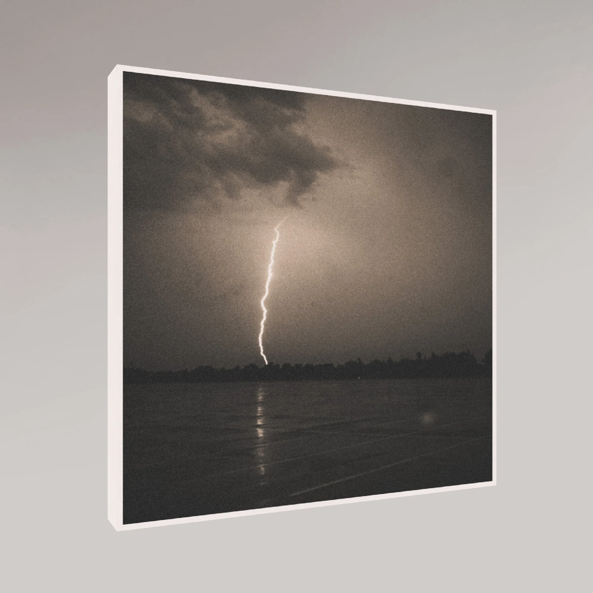 ocean photography print – Struck – MicroDose framed wall art