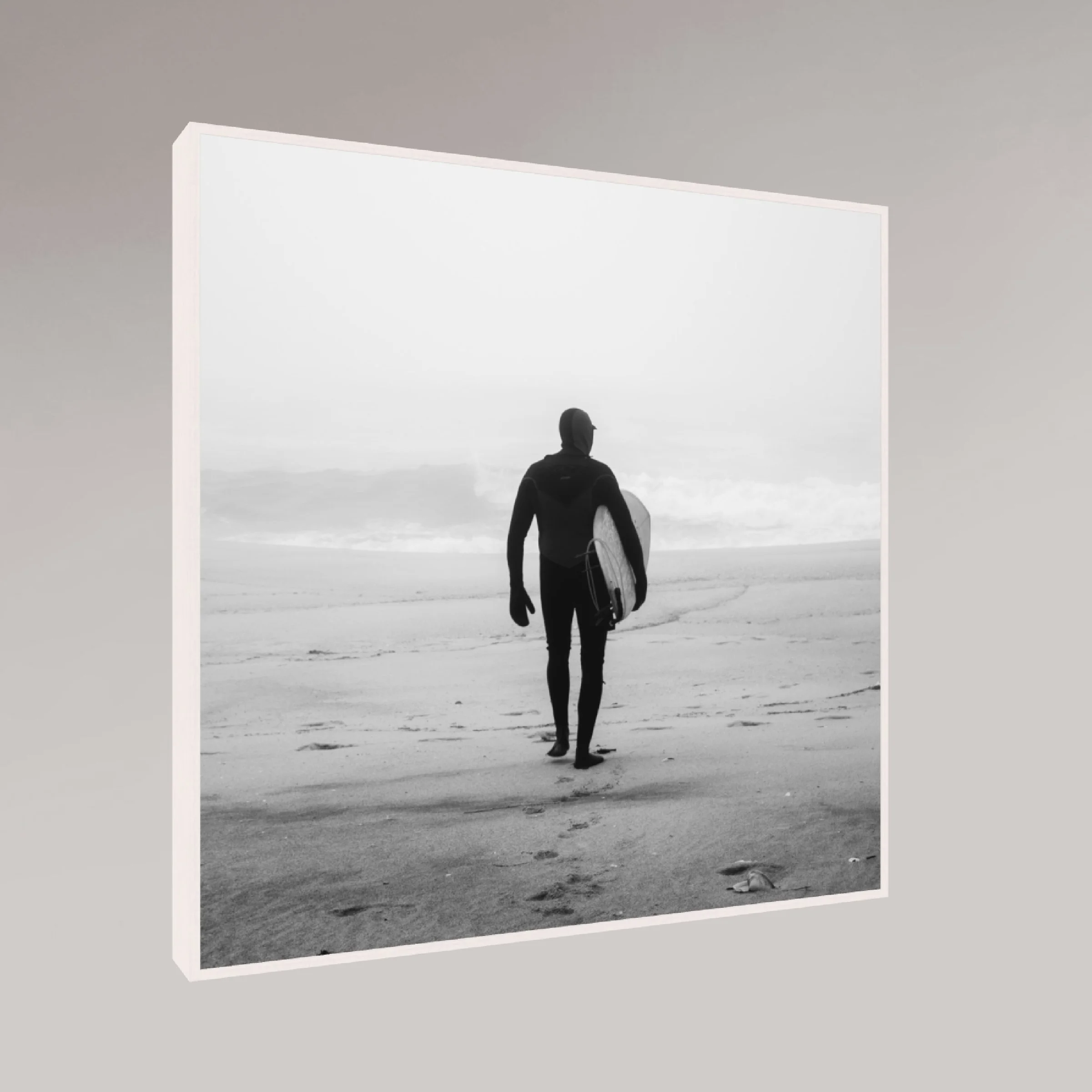 ocean photography print – Solo – MicroDose framed wall art