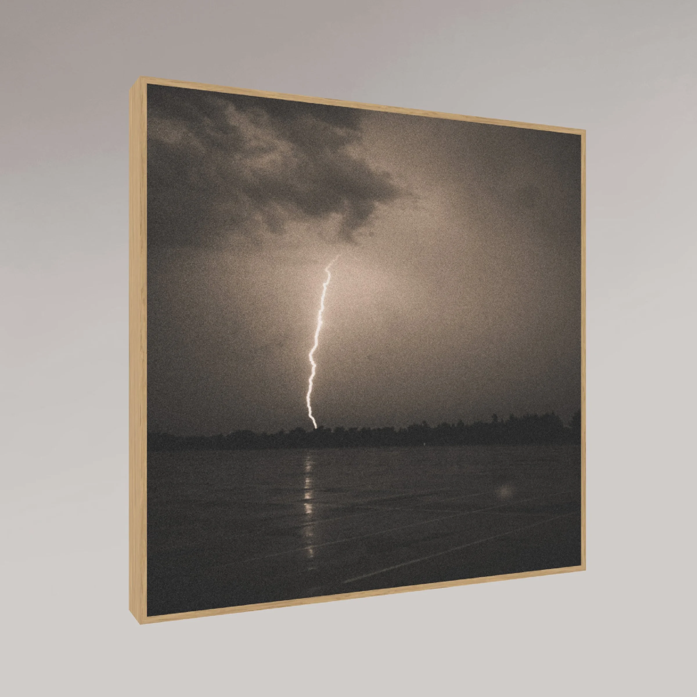 ocean photography print – Struck – MicroDose framed wall art