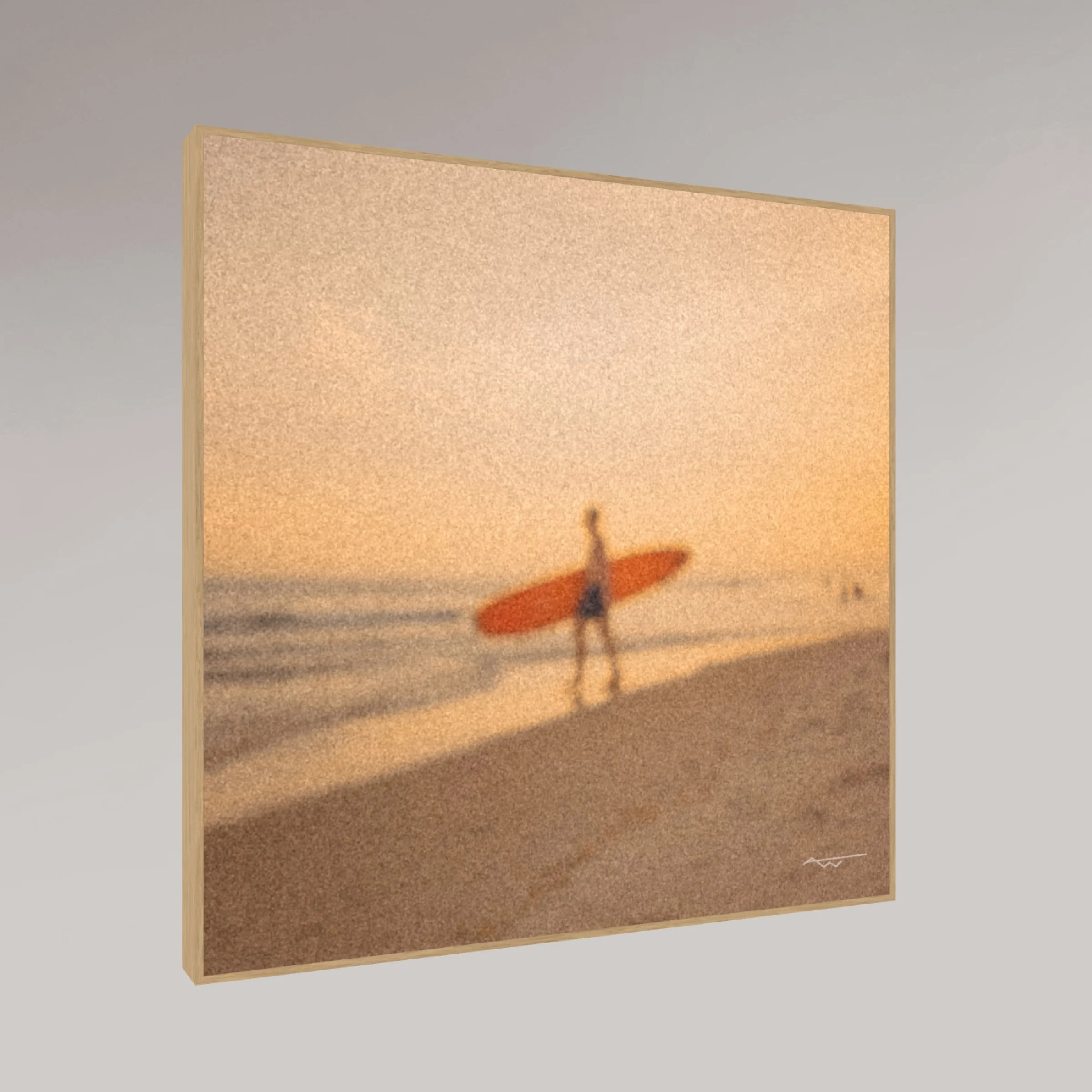 ocean photography print – Breathe – MicroDose framed wall art