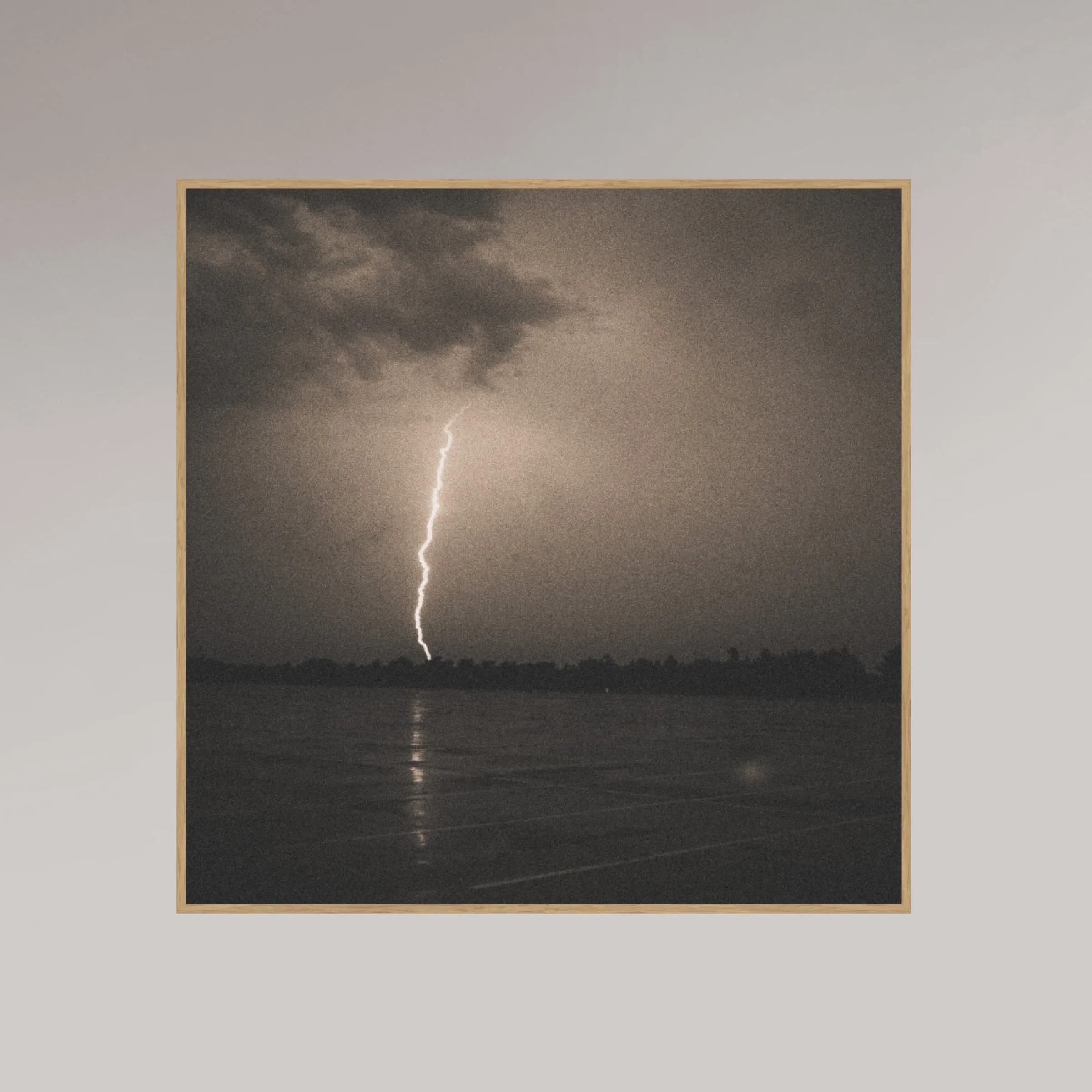 ocean photography print – Struck – MicroDose framed wall art