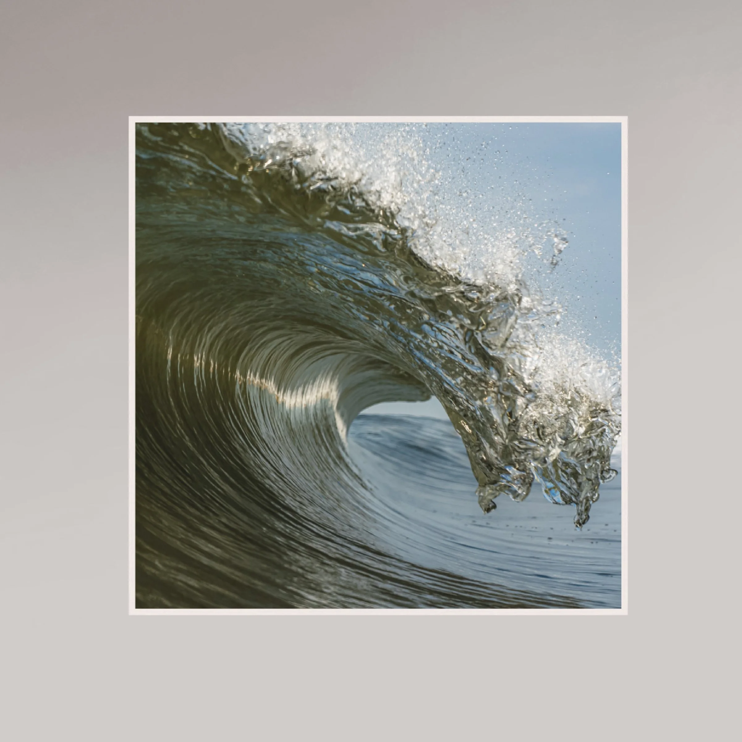 ocean photography print – Classical – MicroDose framed wall art