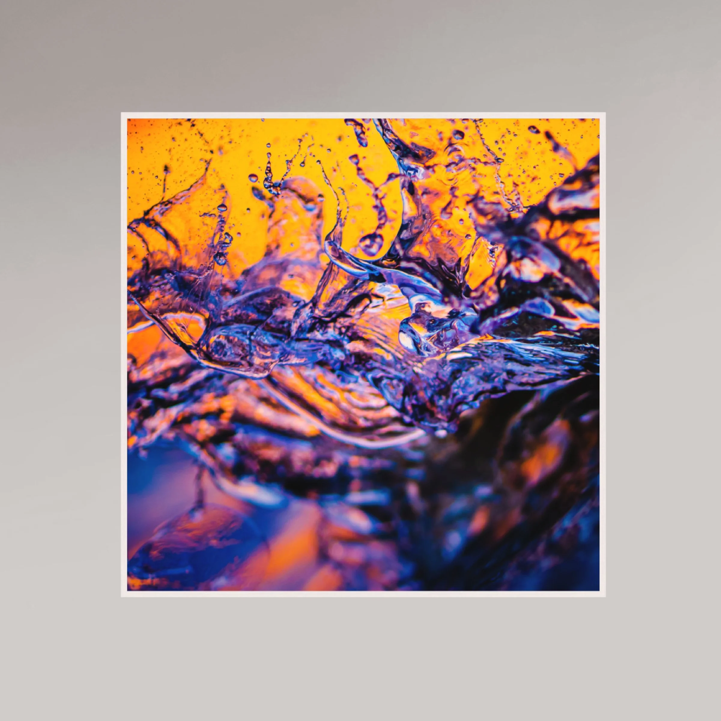 ocean photography print –Chaos Palette– MicroDose framed wall art