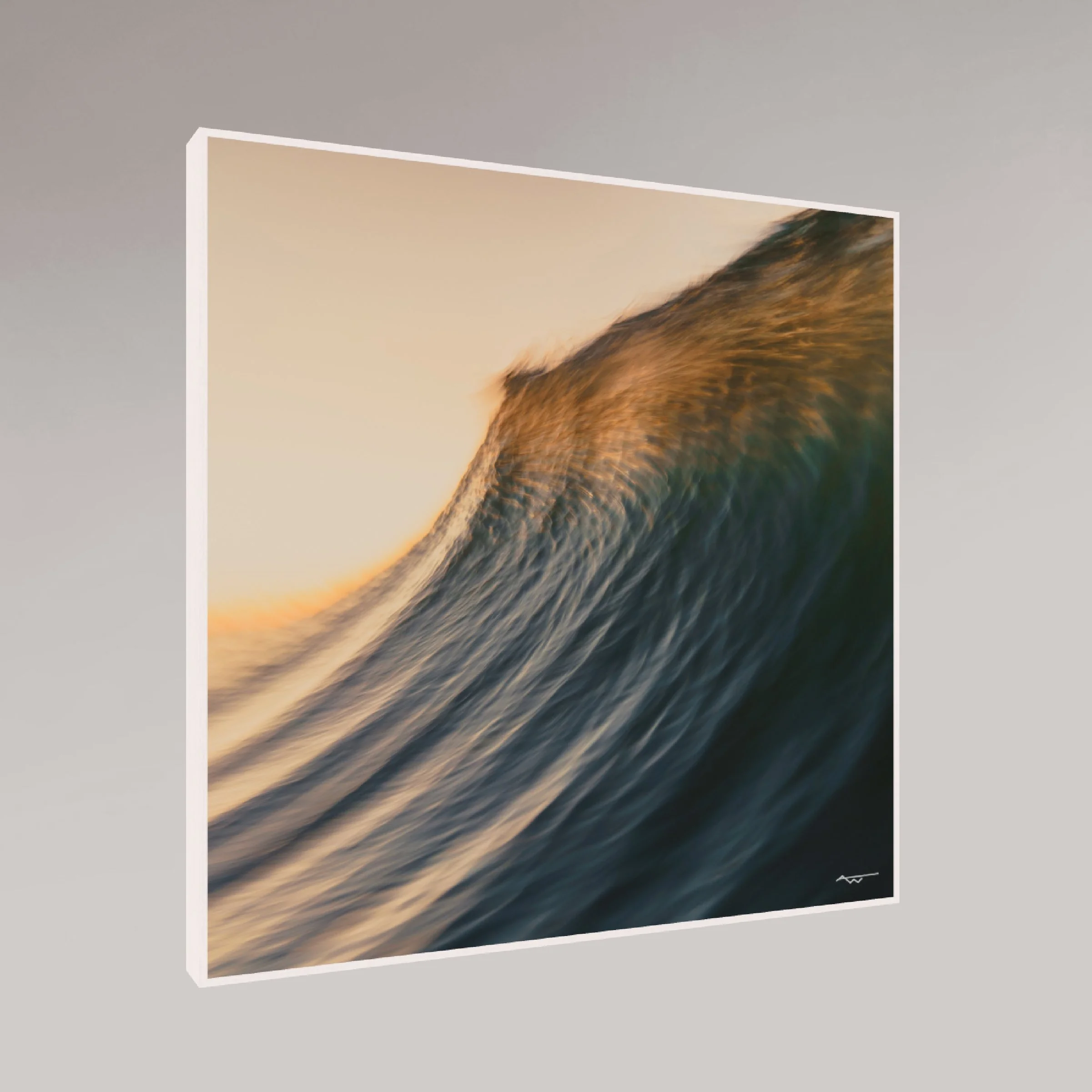 ocean photography print –Gilded – MicroDose framed wall art
