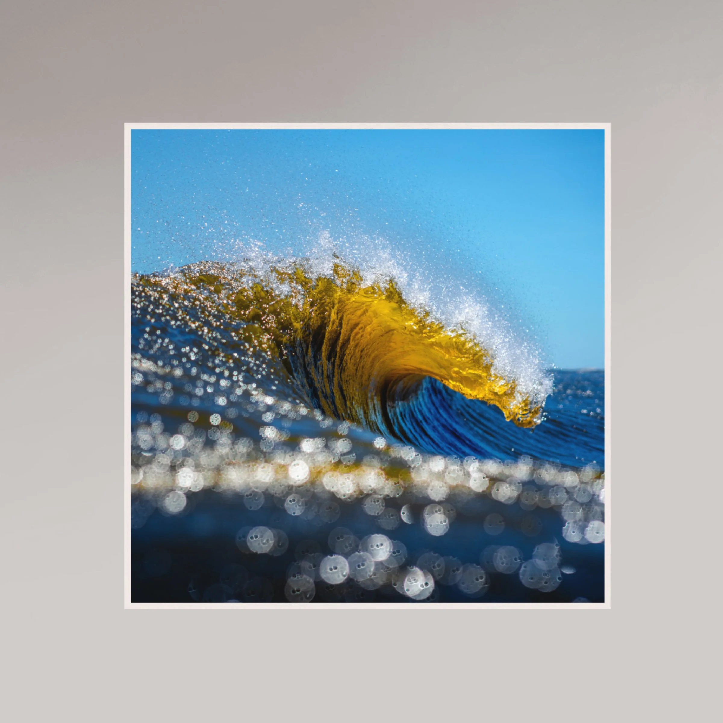 ocean photography print – Sparkle – MicroDose framed wall art