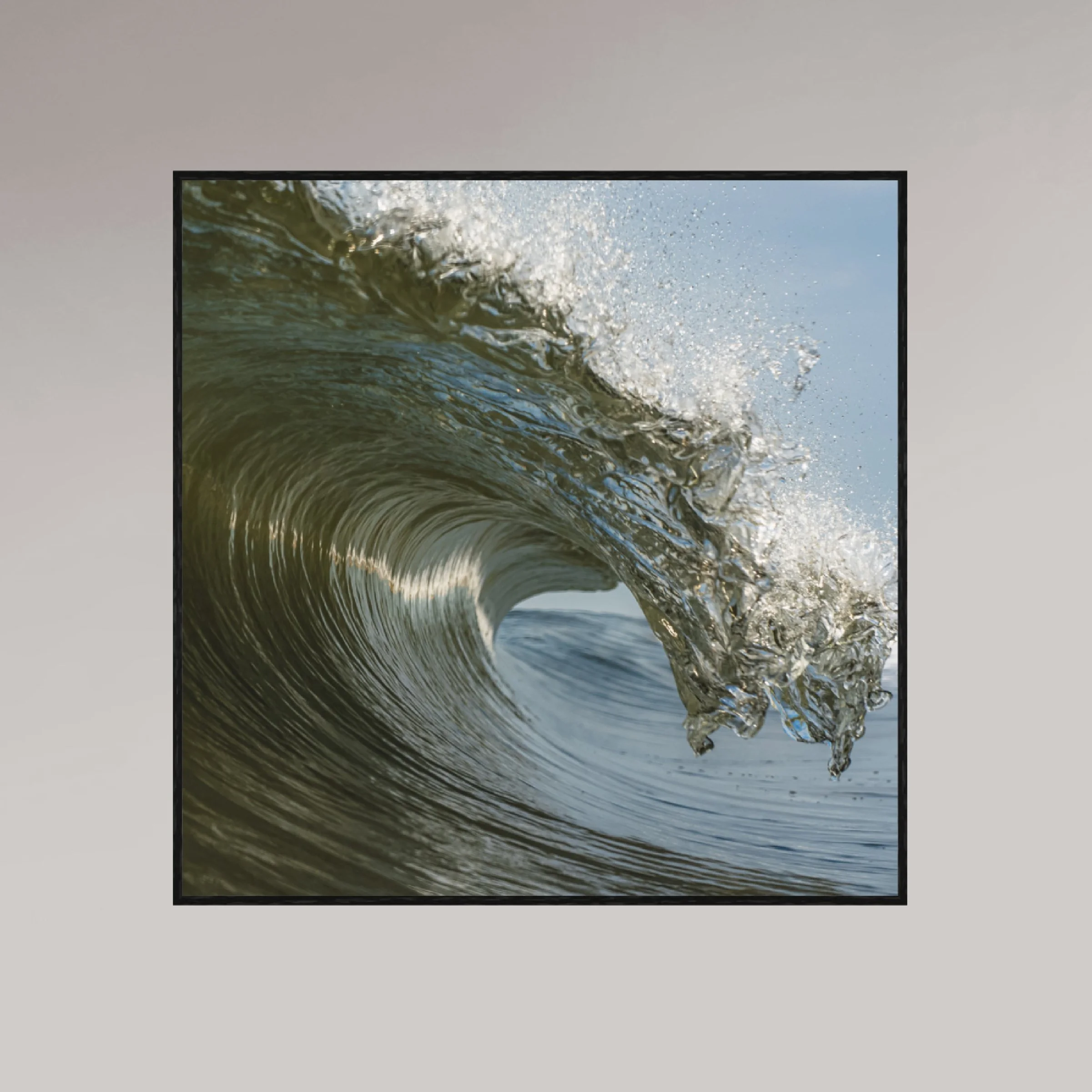 ocean photography print – Classical – MicroDose framed wall art