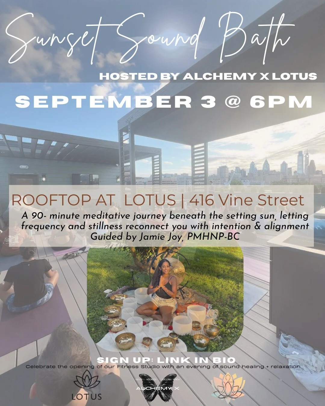 Rooftop Sound Bowl Experience