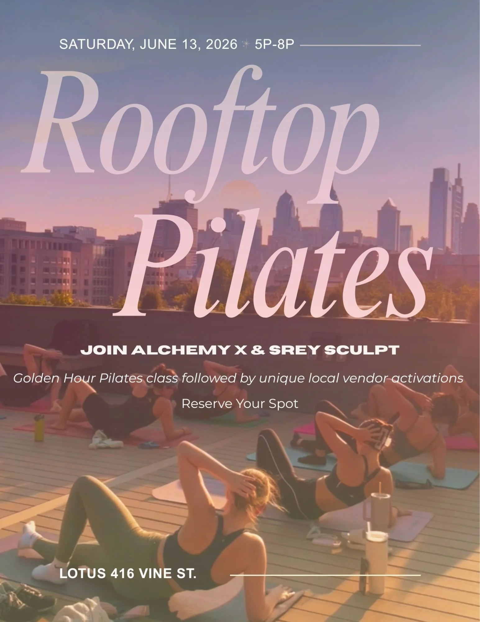 Golden Hour Rooftop Pilates